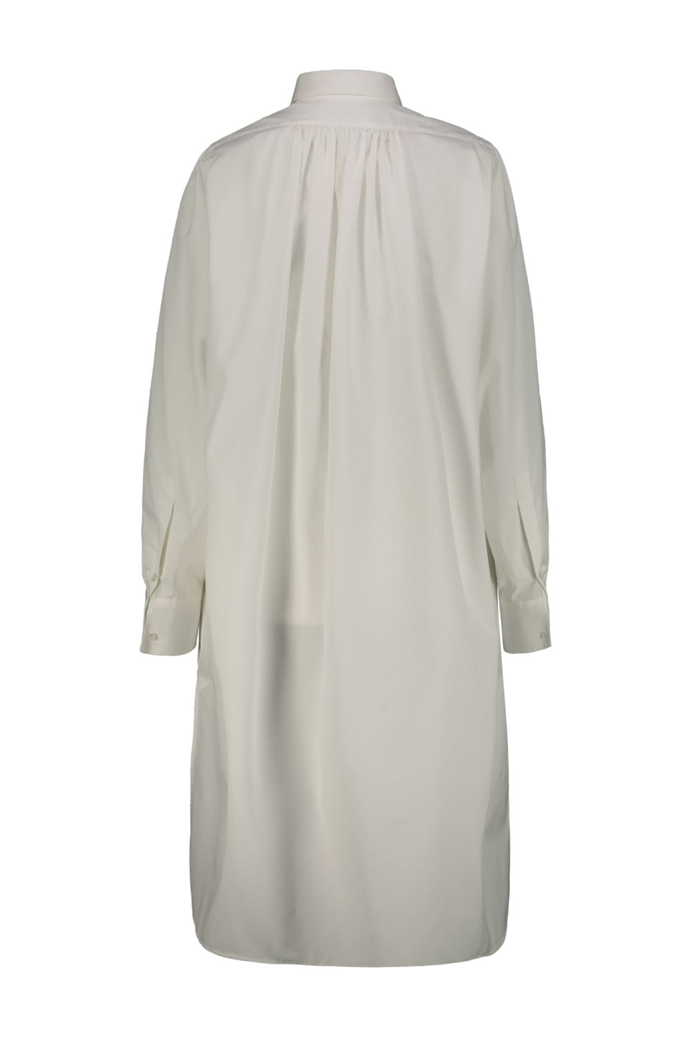 Shop Maison Margiela Shirt Dress In White