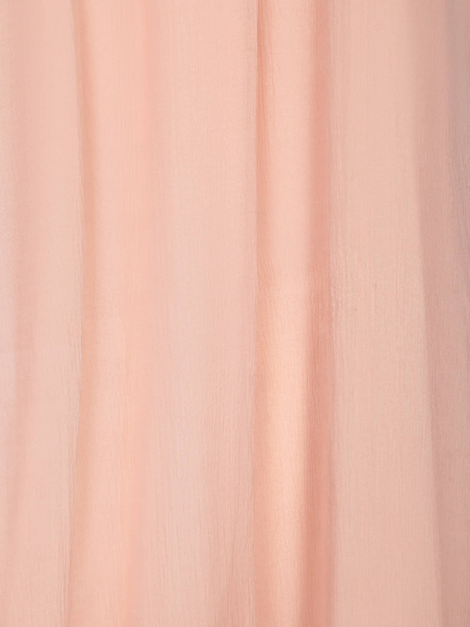 Amen Blush Silk Chiffon Halter Dress