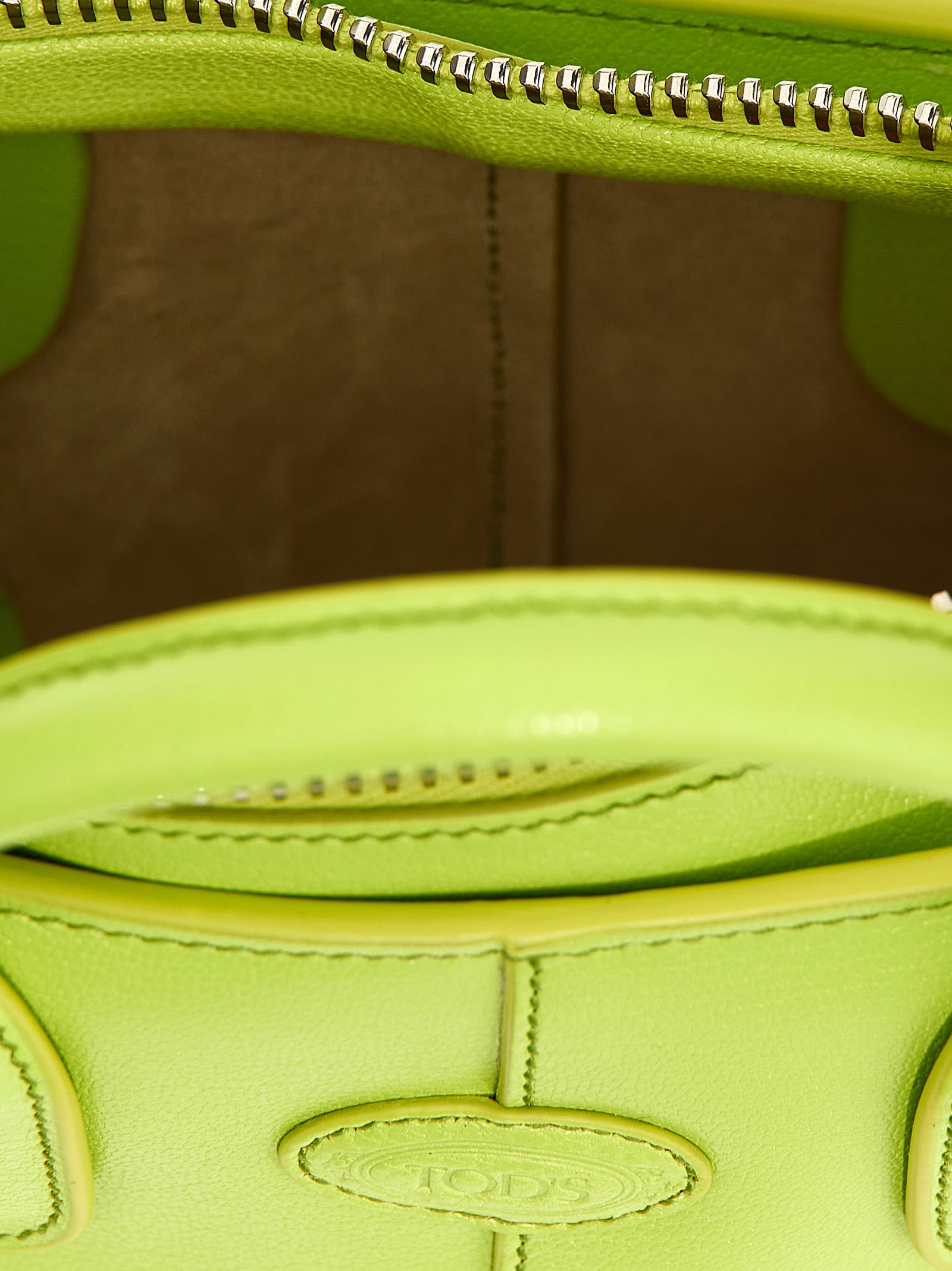 Shop Tod's Di Bag Handbag In Green