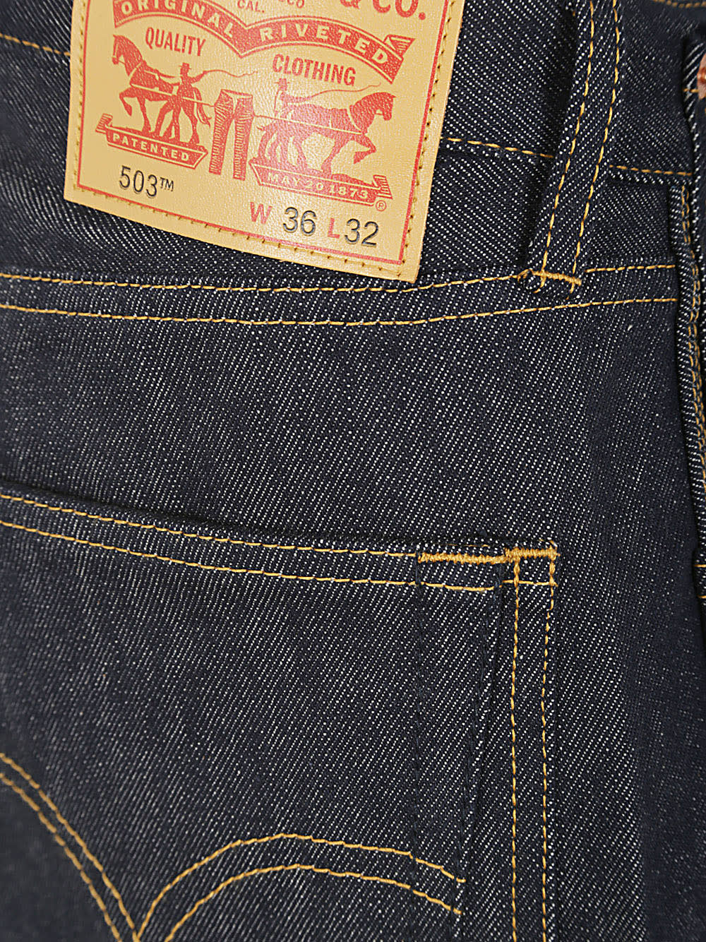 Shop Junya Watanabe Levi`s Collab Jeans In Indigo