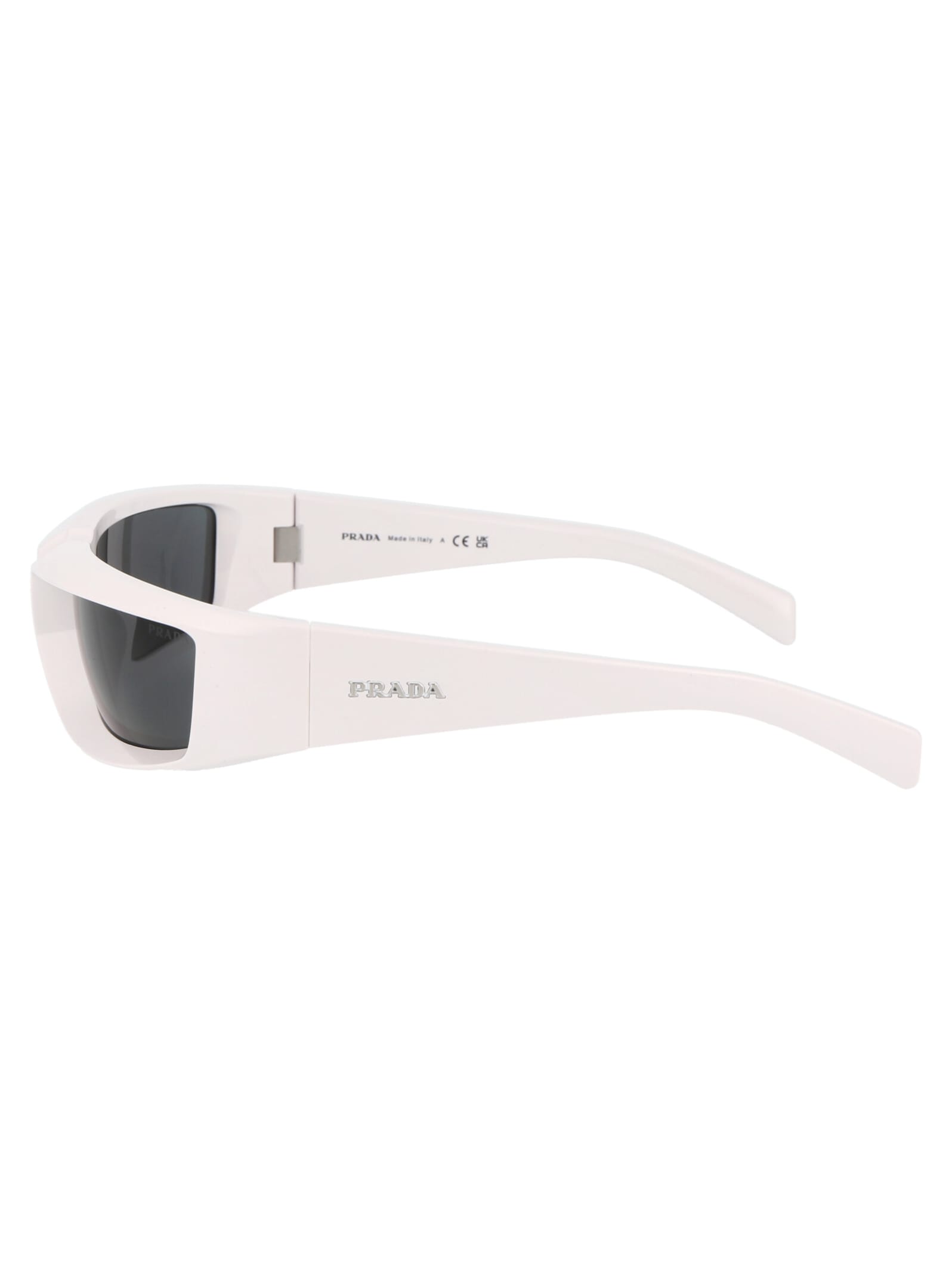 Shop Prada 0pr 25ys Sunglasses In 4615s0 White