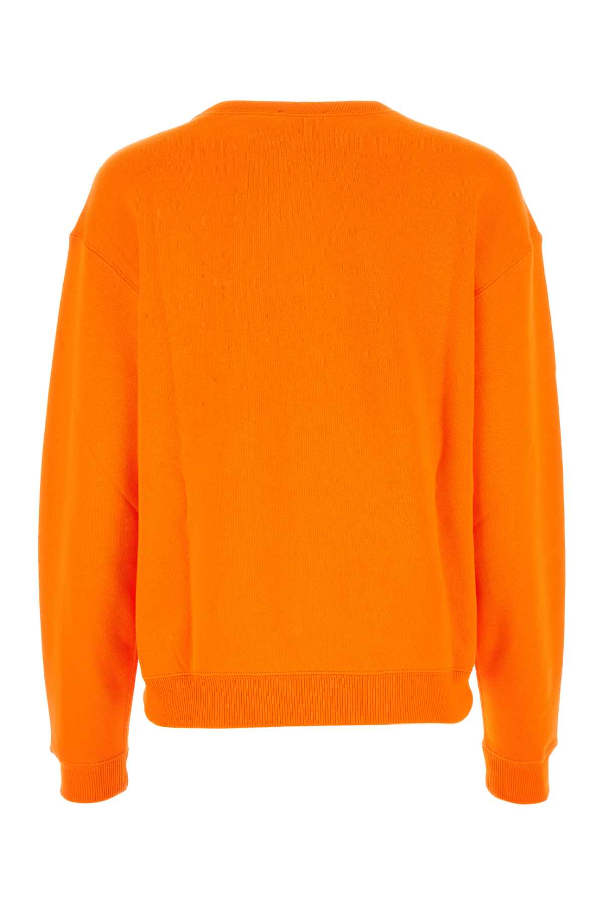 POLO RALPH LAUREN ORANGE COTTON BLEND SWEATSHIRT