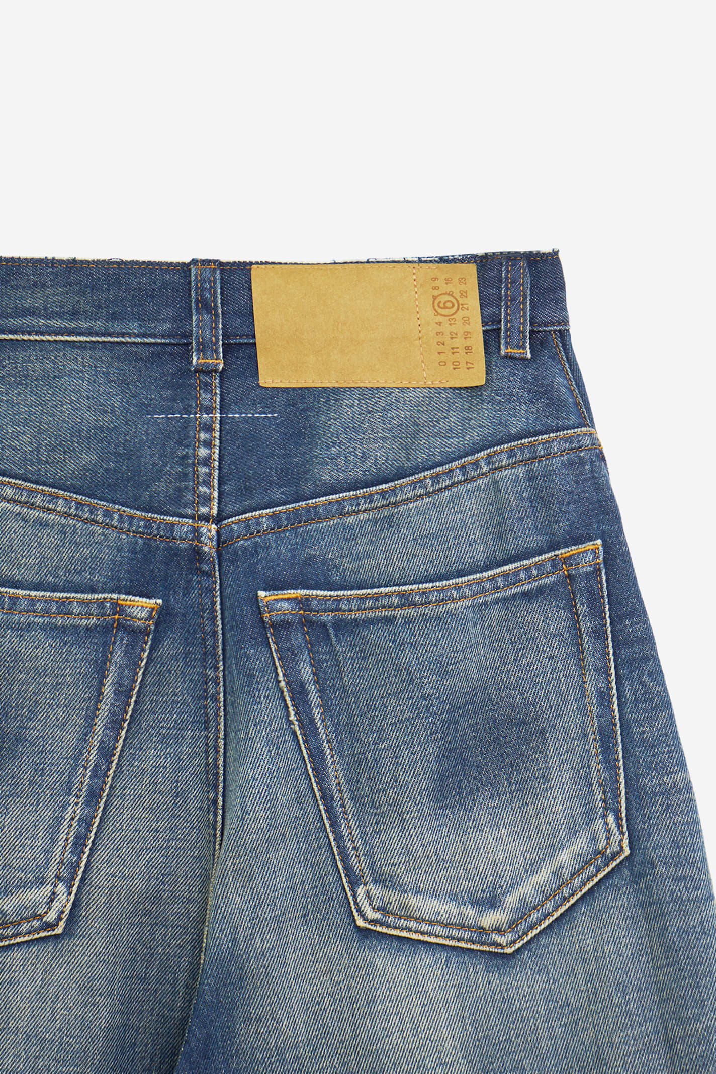 Mm6 Maison Margiela 5 Pocket Jeans In Blue