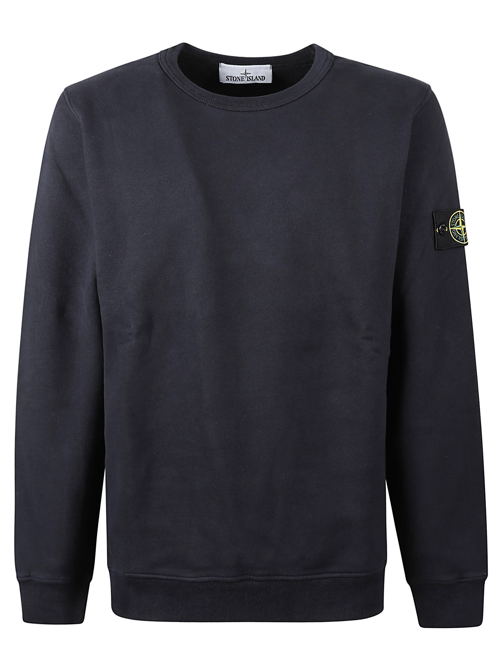 Shop Stone Island Sweatshirt In Navy Blue