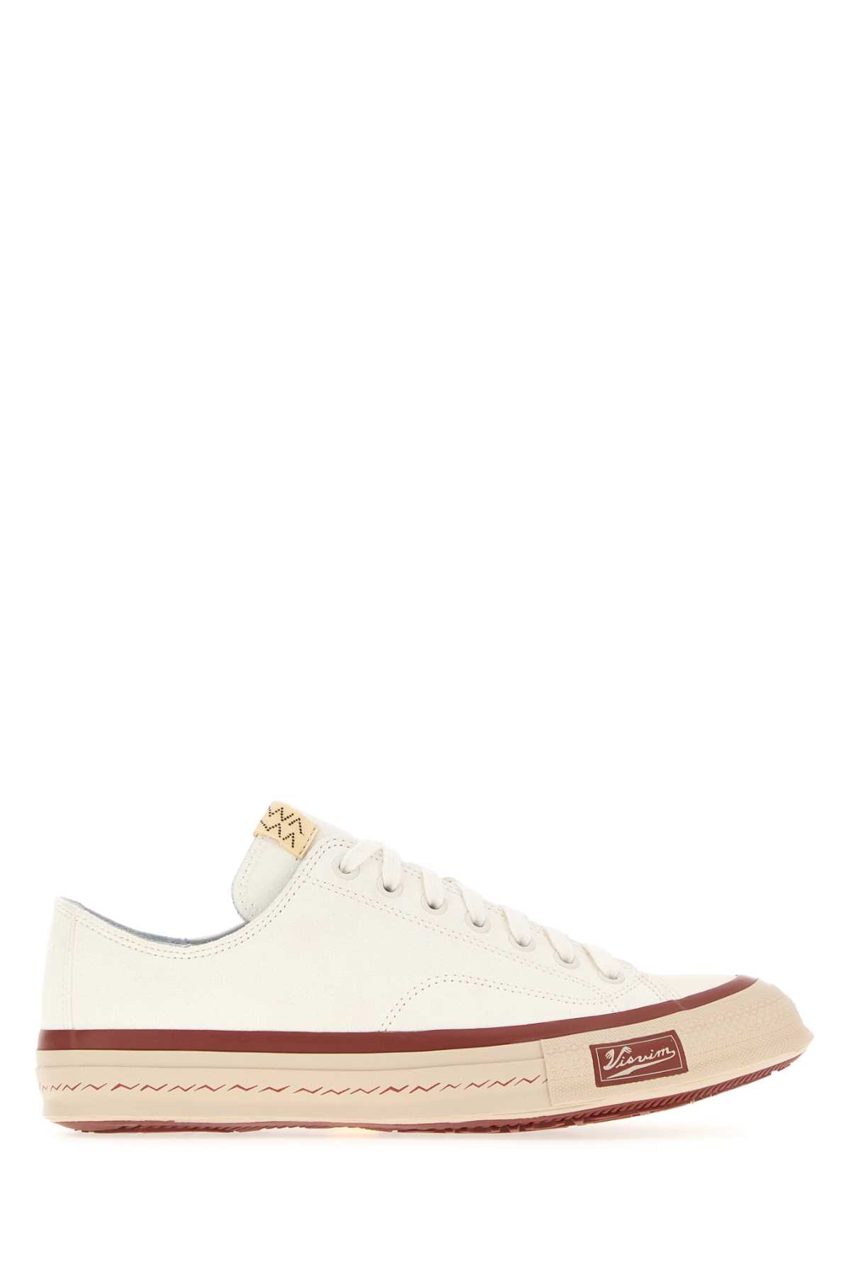 Visvim White Suede Skagway Sneakers In White