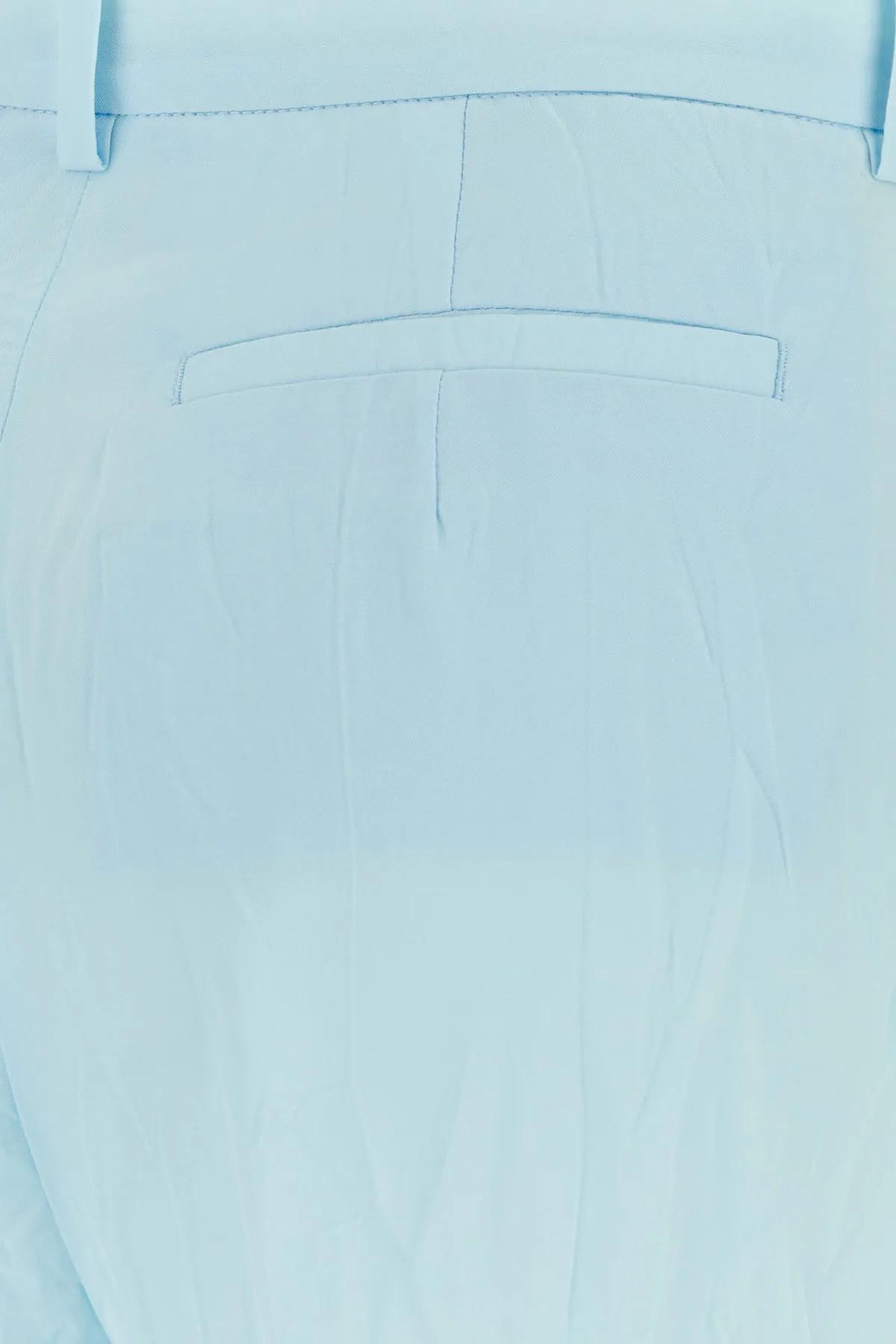 Shop Sportmax Pastel Light-blue Viscose Persia Pant