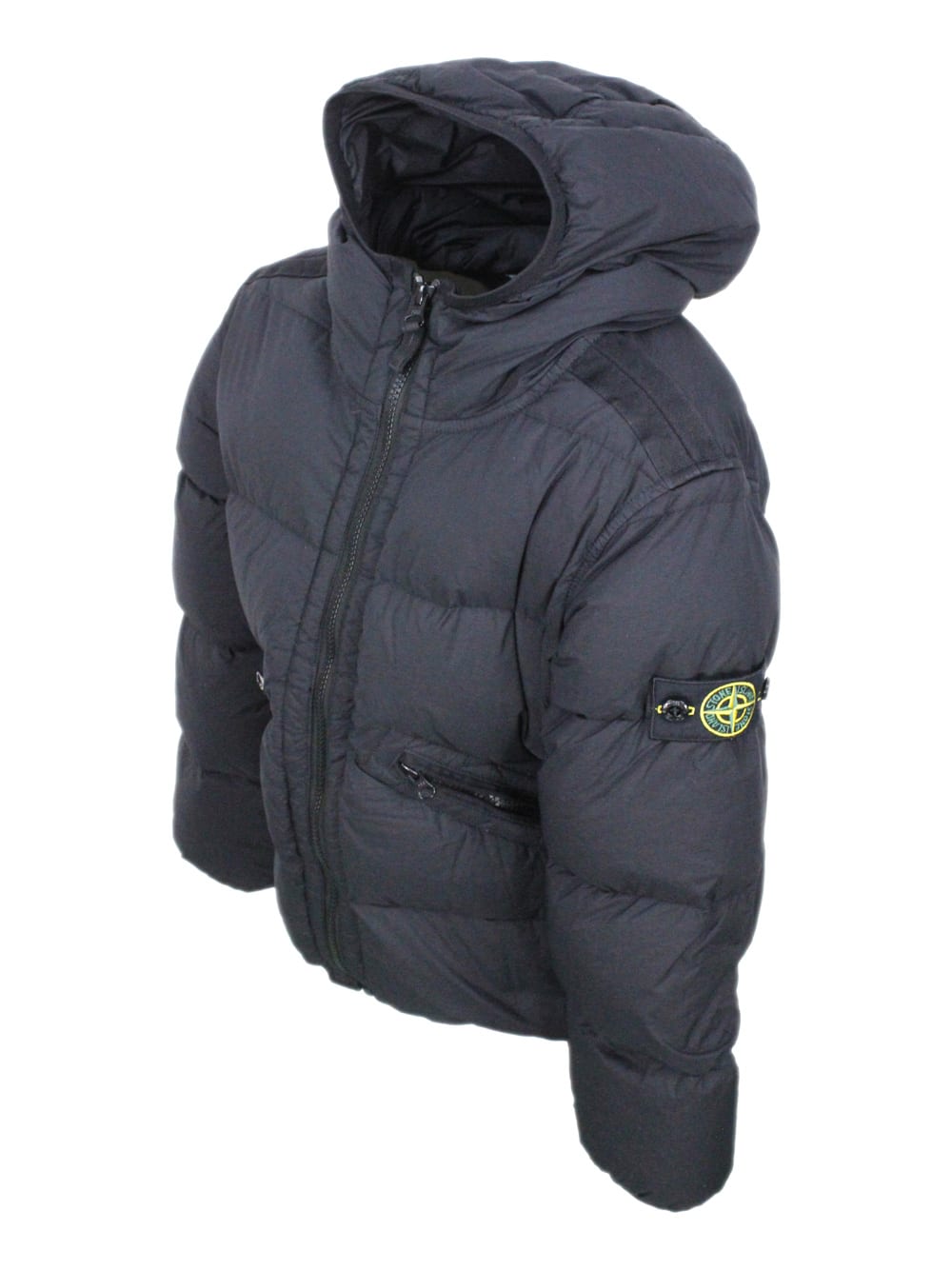 Stone Island Jacket In Blue
