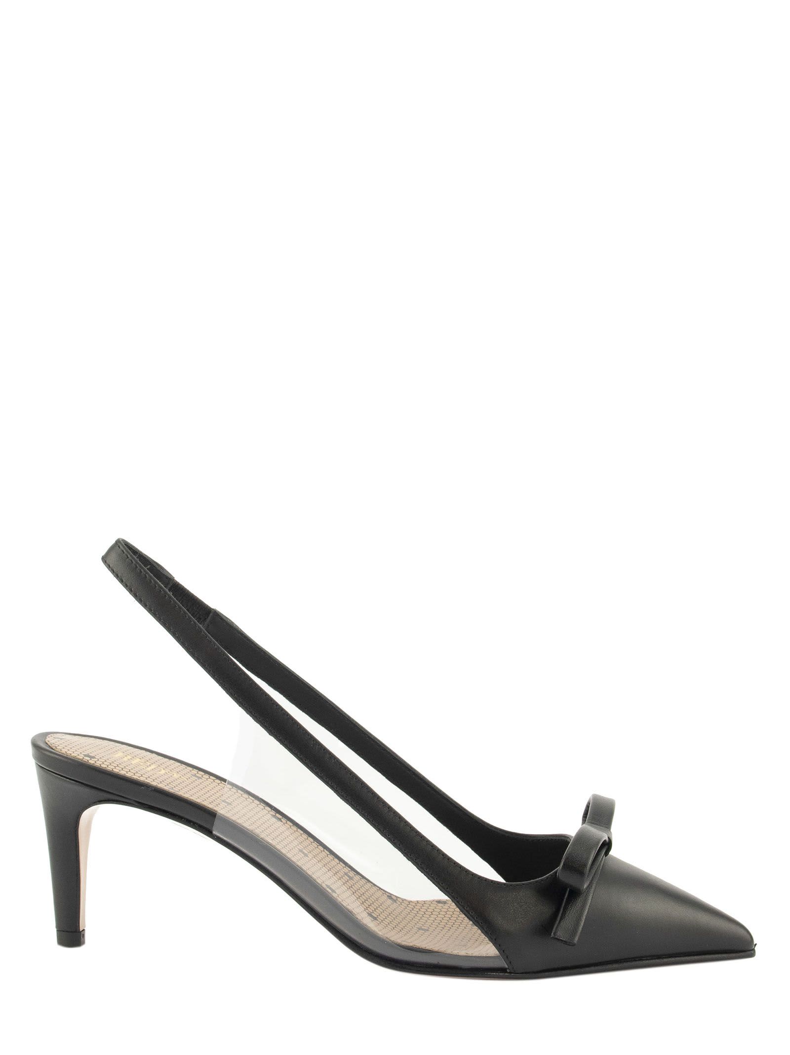 Buy RED Valentino Slingback Pumps Black online, shop RED Valentino shoes with free shipping