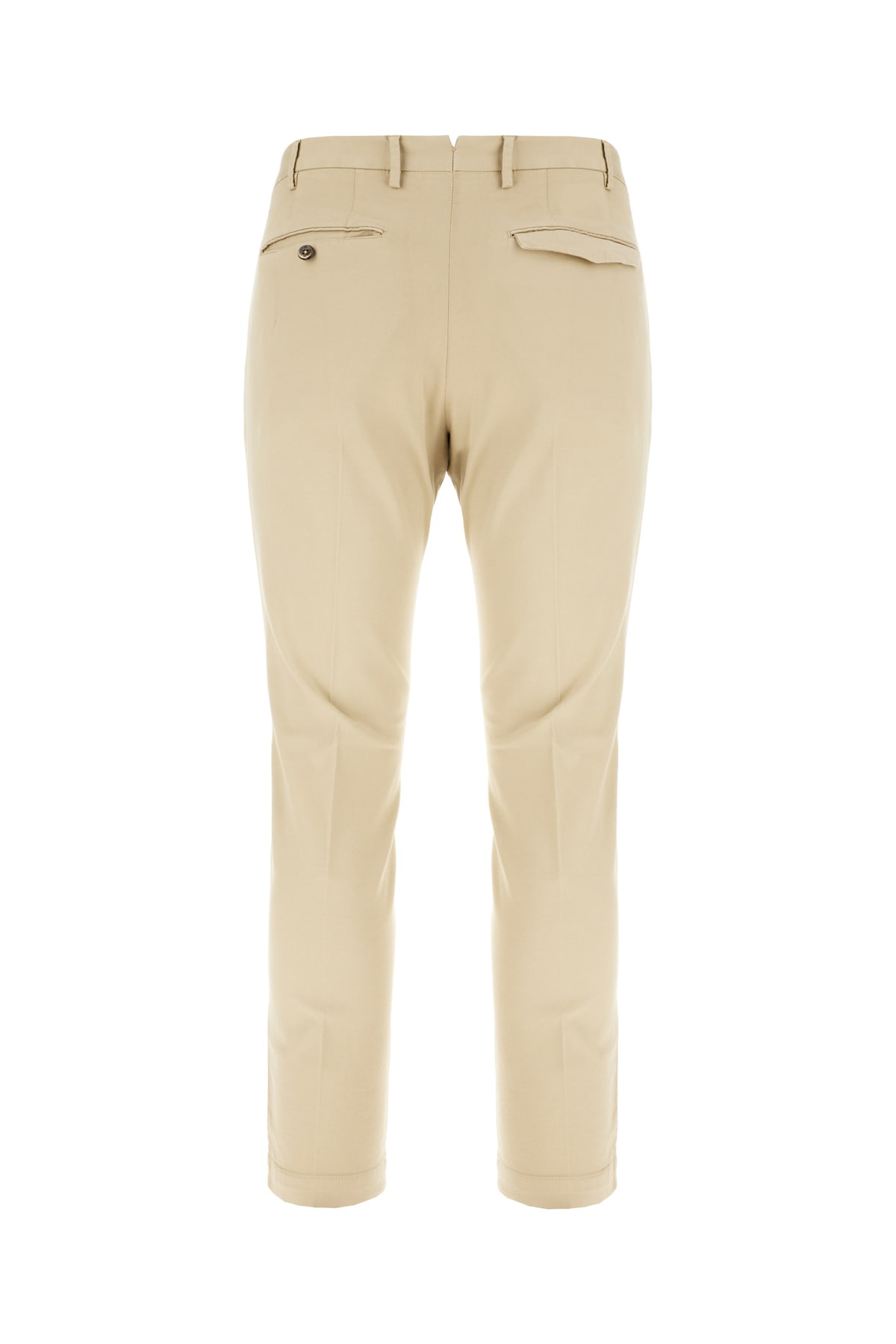 Pt Torino Michael Reworked Cotton Trousers In Beige Freddo