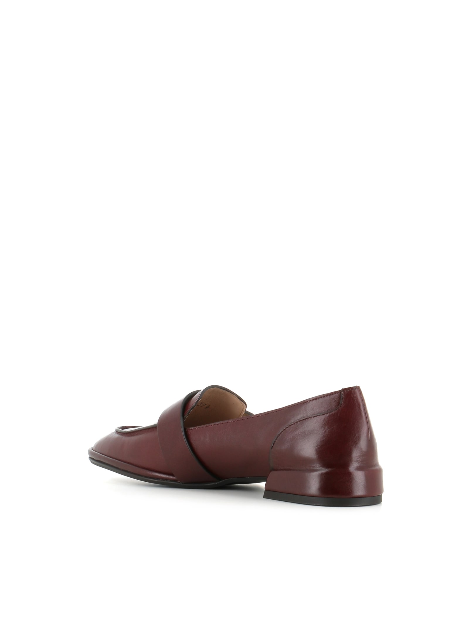 Shop Del Carlo Loafer 11805 In Bordeux