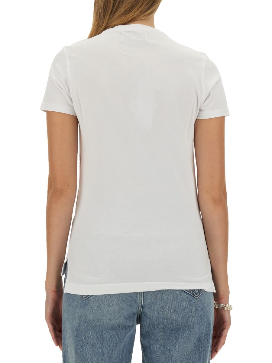 Shop Vivienne Westwood Orb Peru T-shirt In White