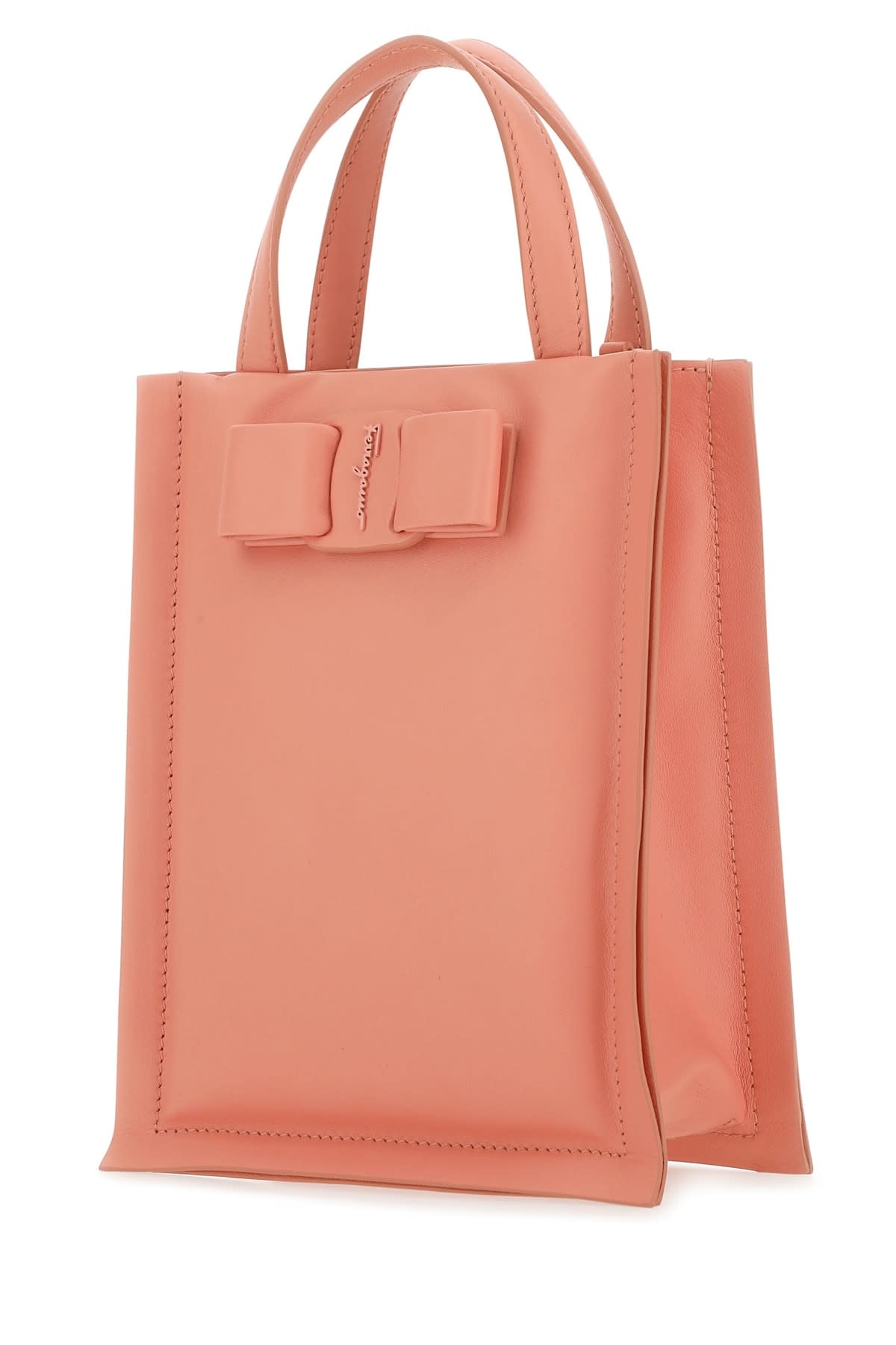 Shop Ferragamo Borsa Viva Mini In Corallo