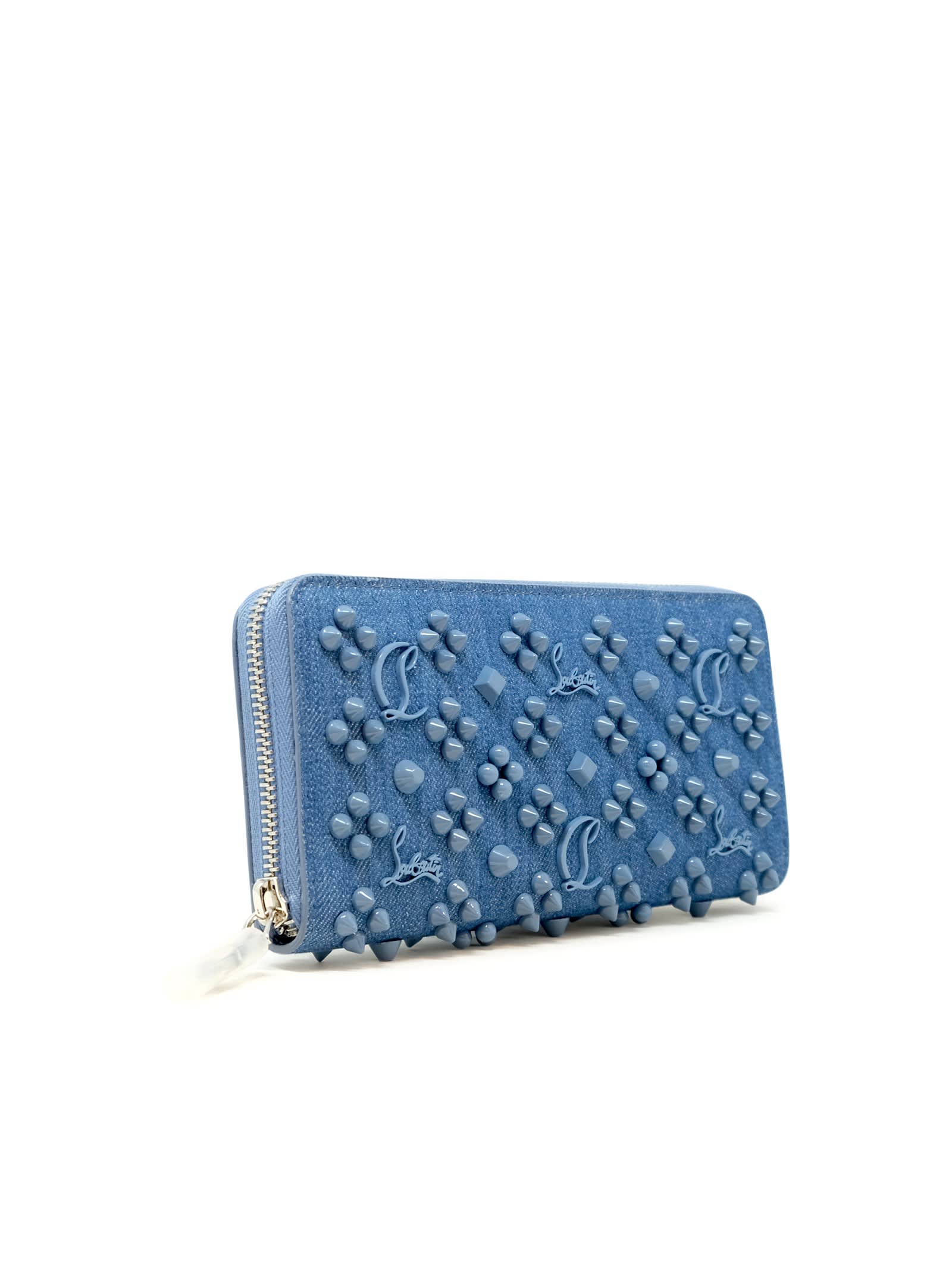CHRISTIAN LOUBOUTIN CHRISTIAN LOUBOUTIN BLUE PANETTONE LOUBINTHESKY WALLET