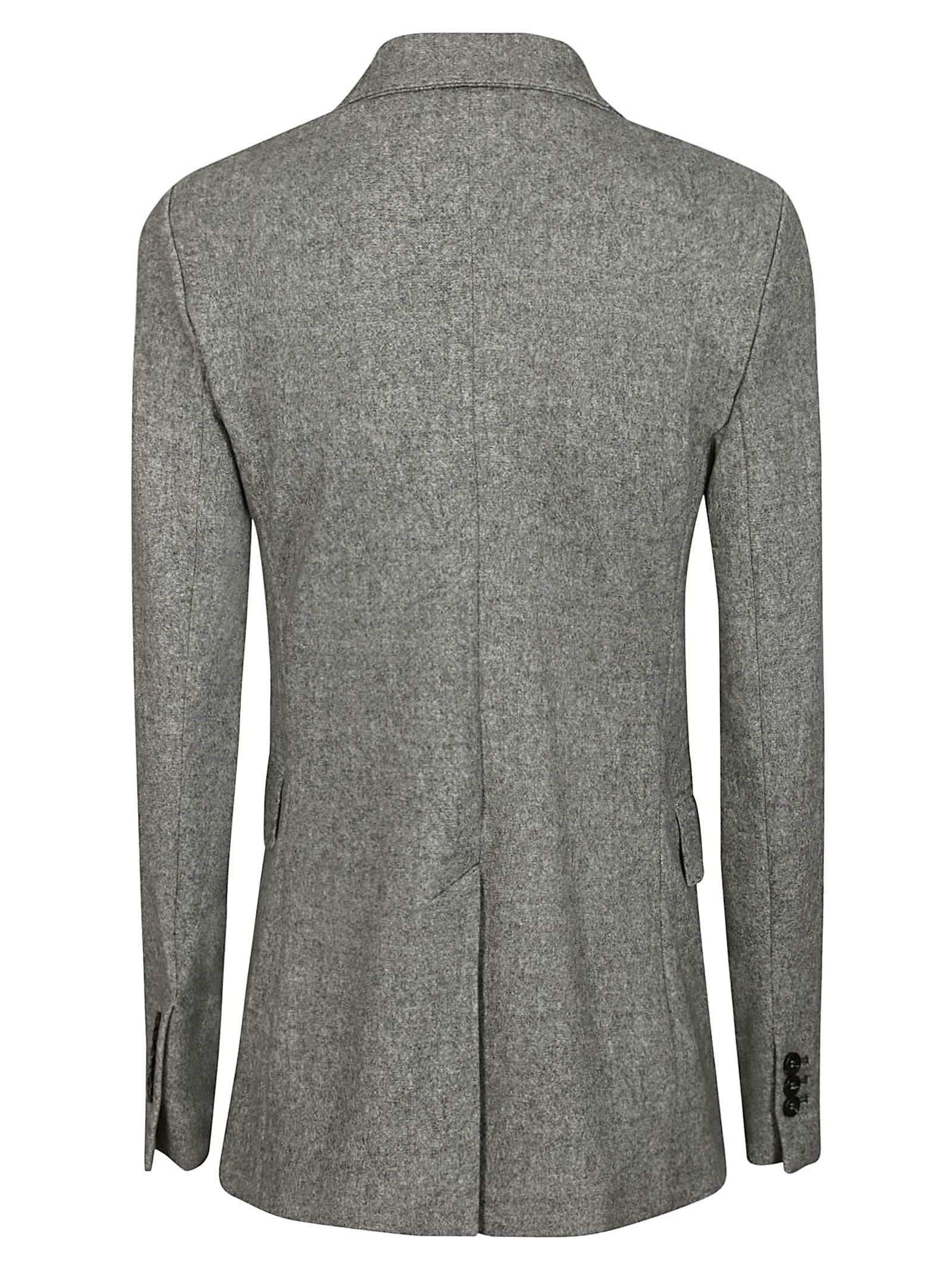 Shop Circolo 1901 Double Breasted In Grey
