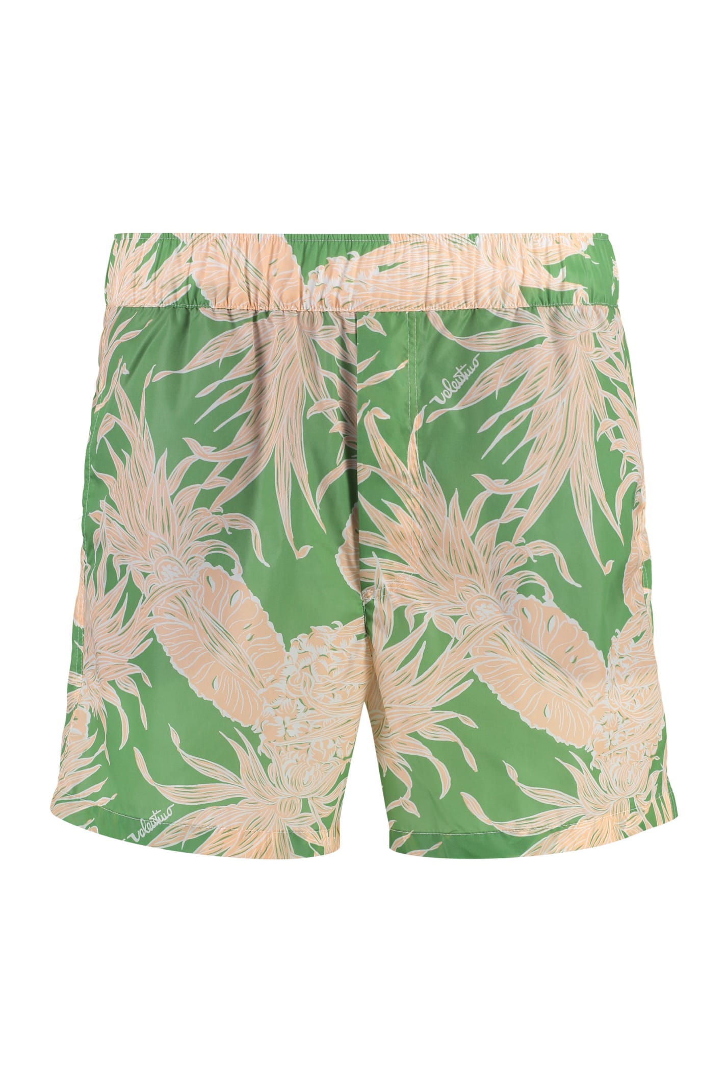 Shop Valentino Printed Swim Shorts In Multicolor