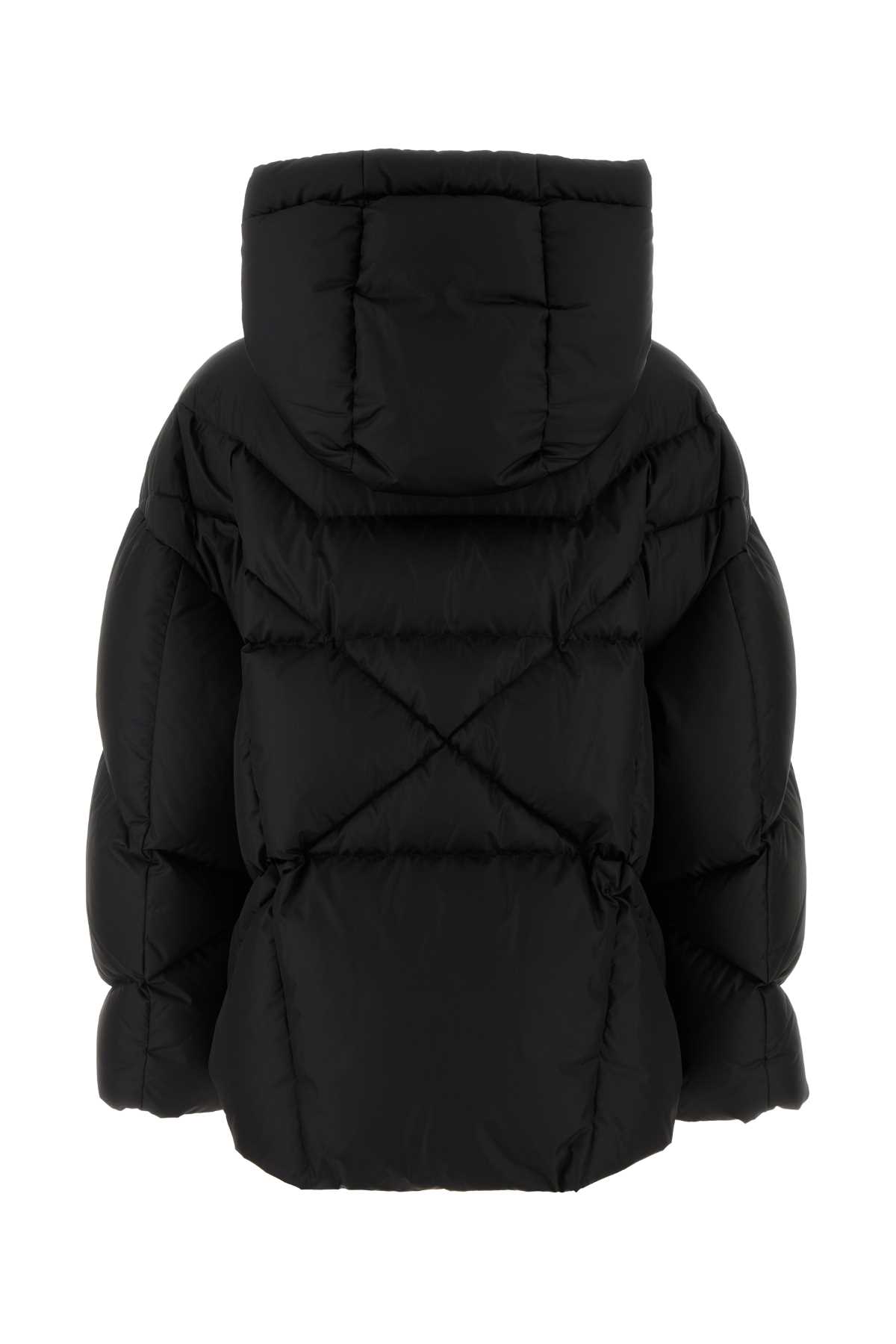Khrisjoy Women Black Polyester Blend Milano Down Jacket In Black