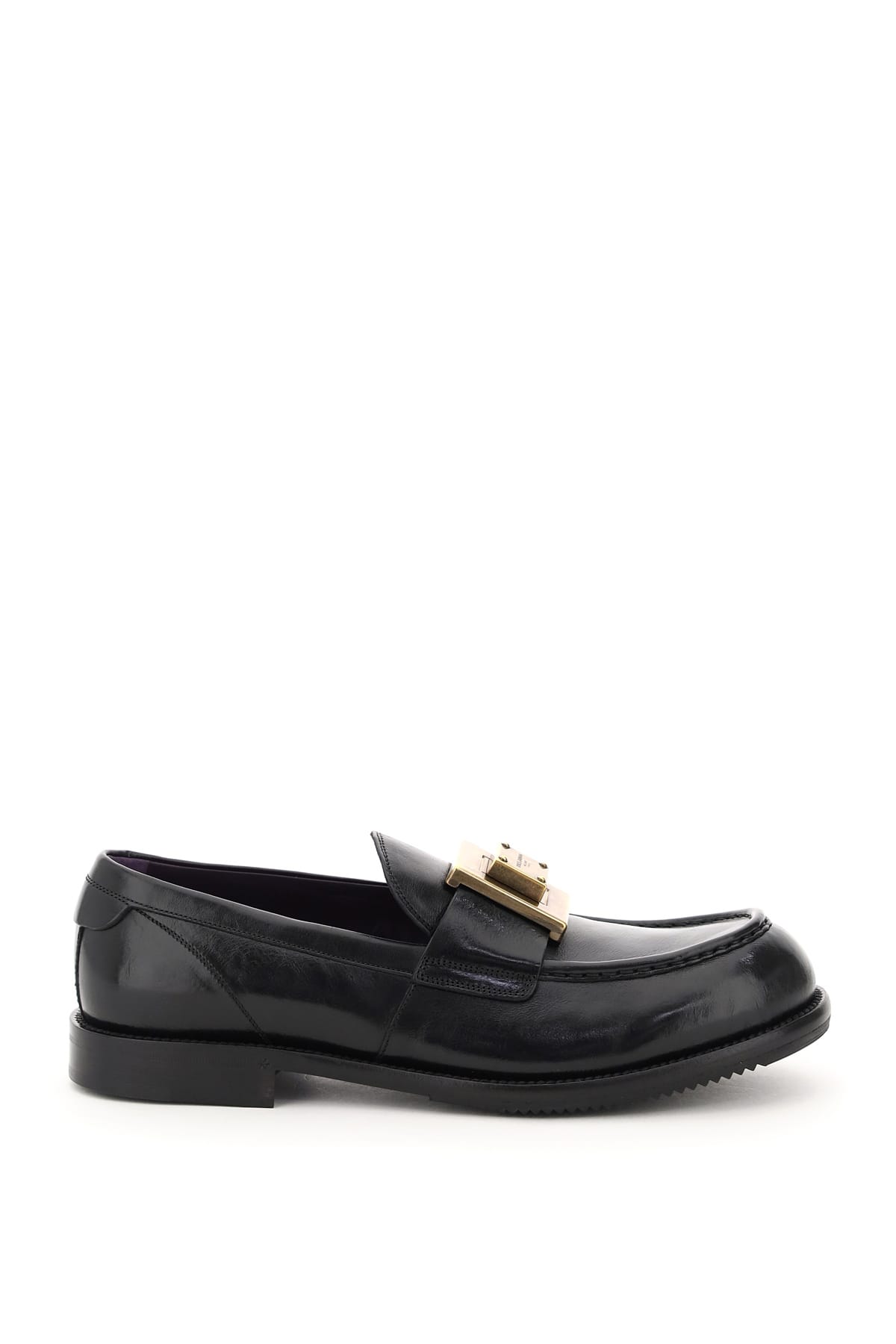 Dolce & Gabbana Loafers With Logo Plaque
