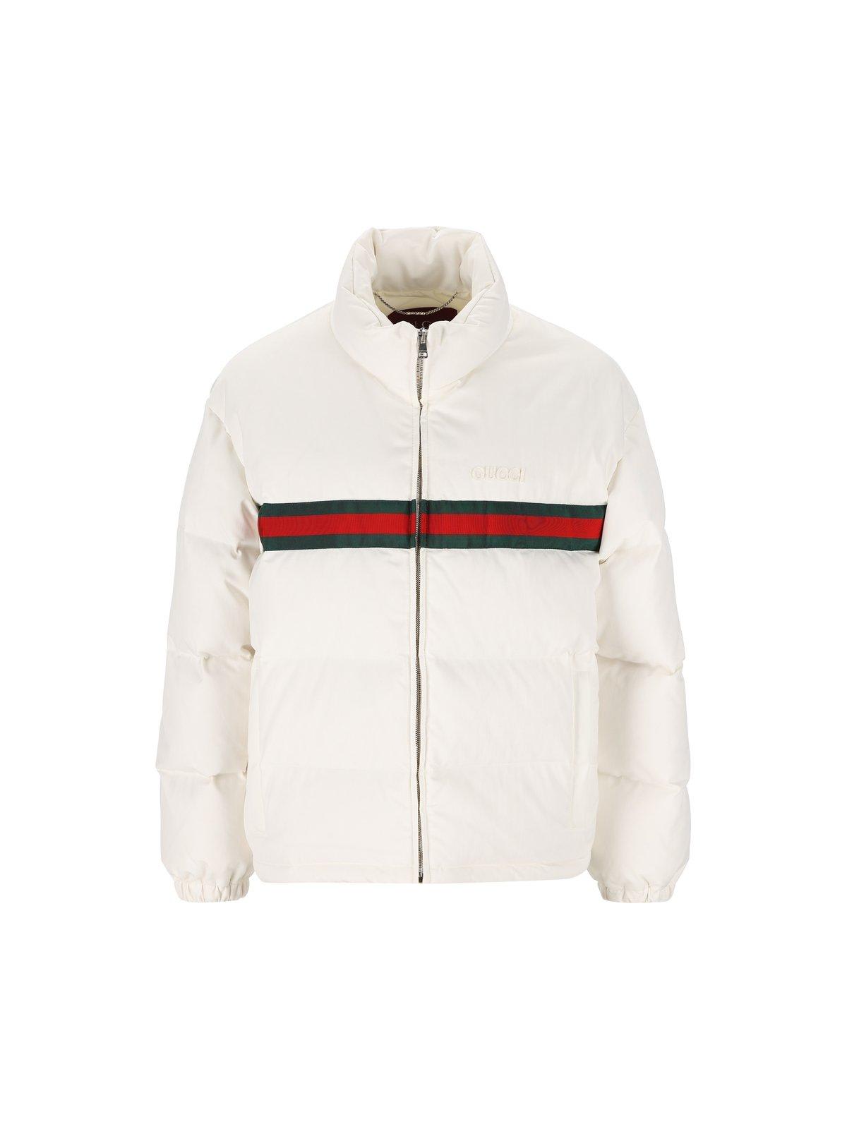 Shop Gucci Twill Bomber Jacket