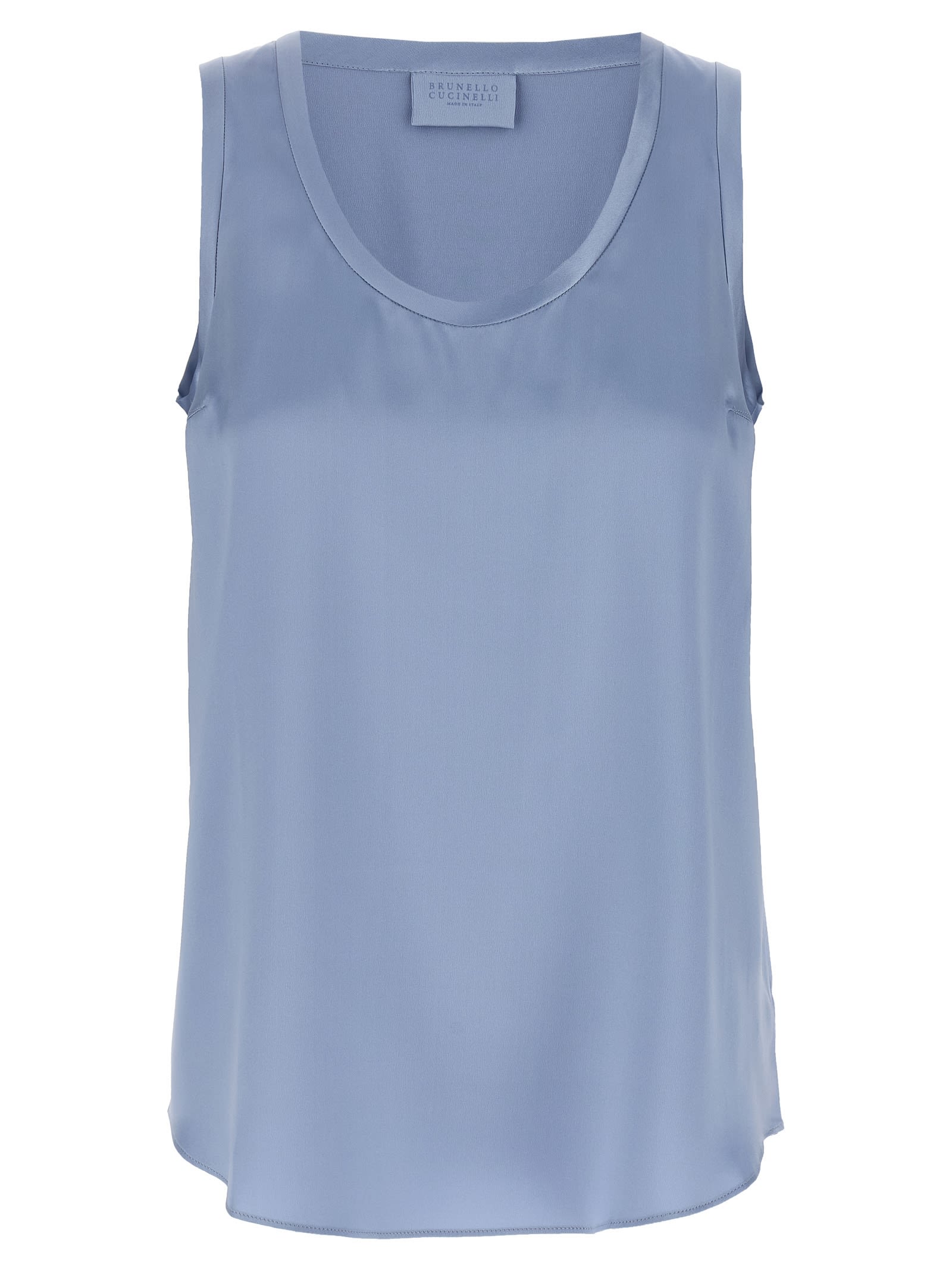 Brunello Cucinelli Satin Top