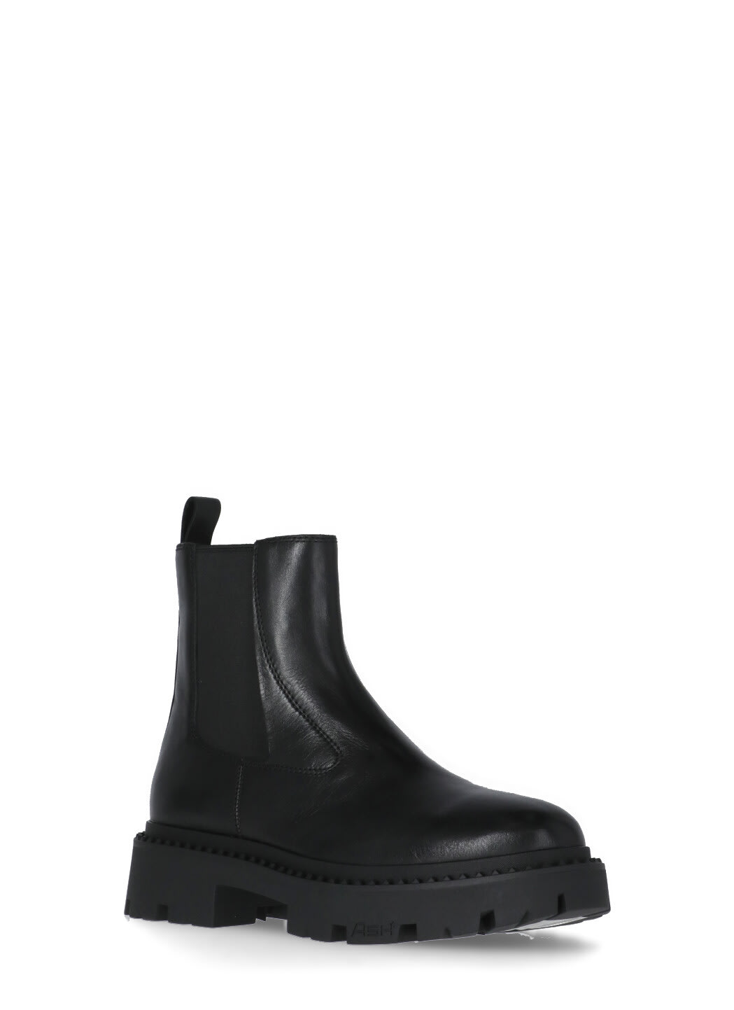 Shop Ash Genesis Stud Cheslea Boots In Black