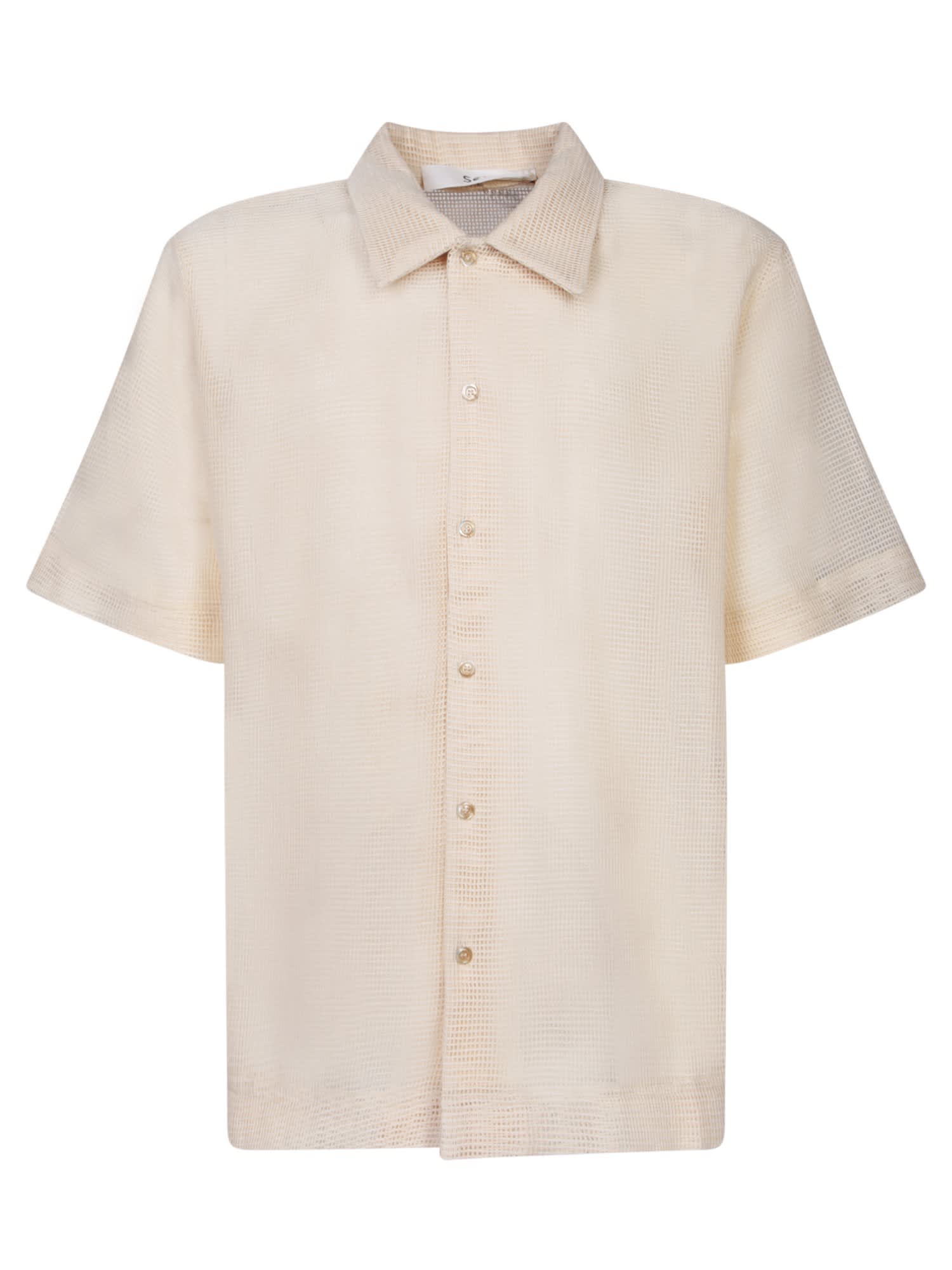 Noam Beige Textured Shirt