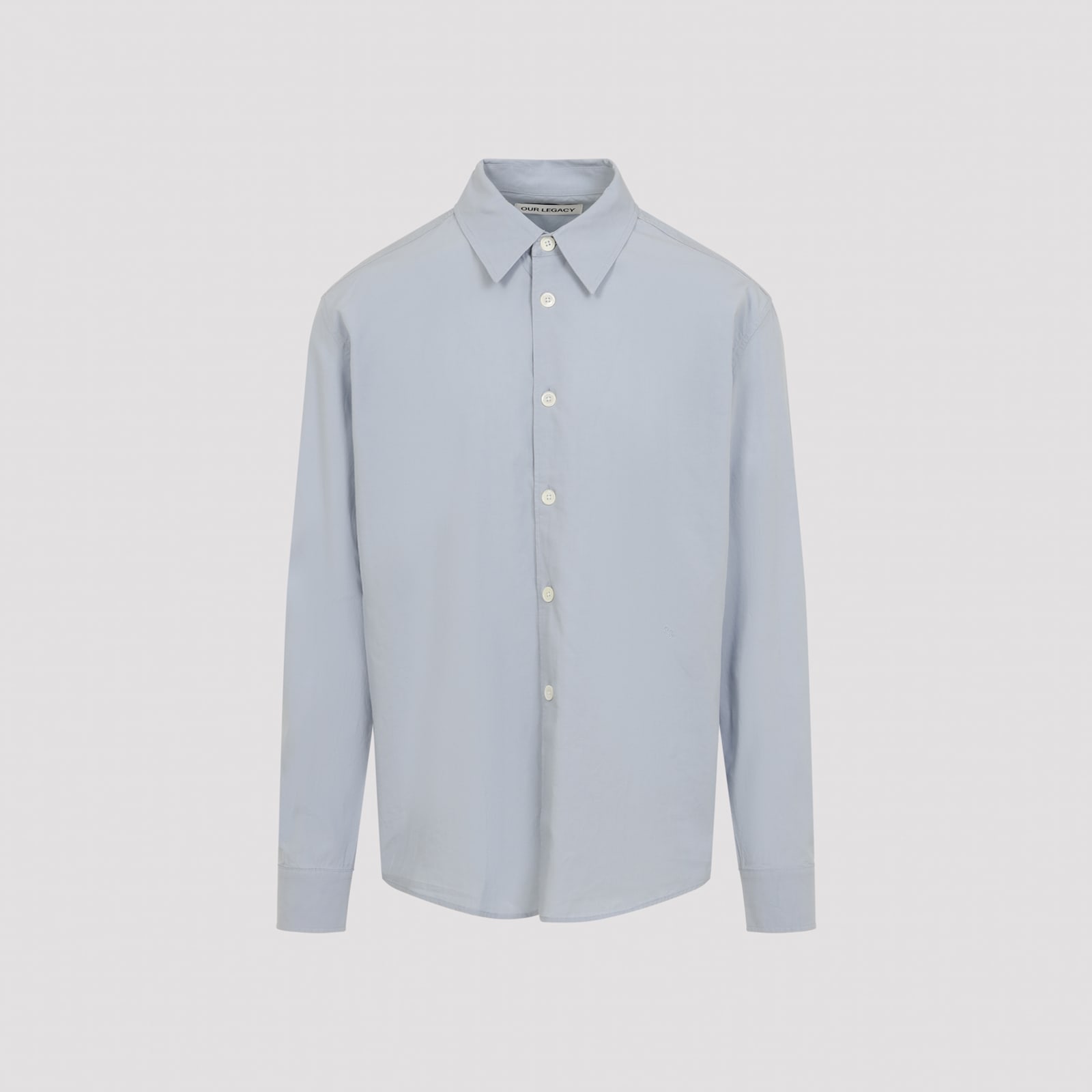 Our Legacy Light Blue Lyocell Blend Shirt