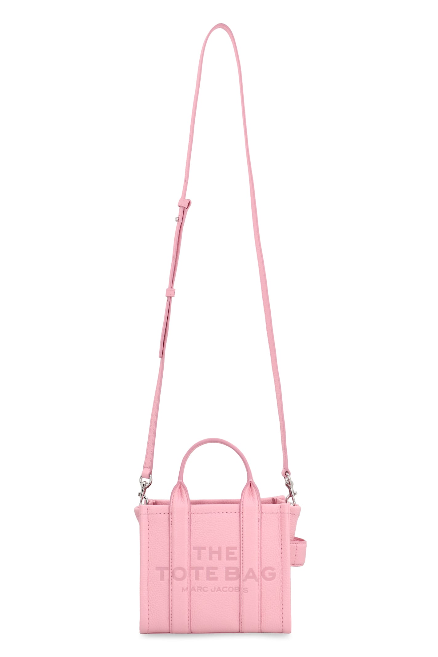 Shop Marc Jacobs The Crossbody Tote Bag Leather In Pink