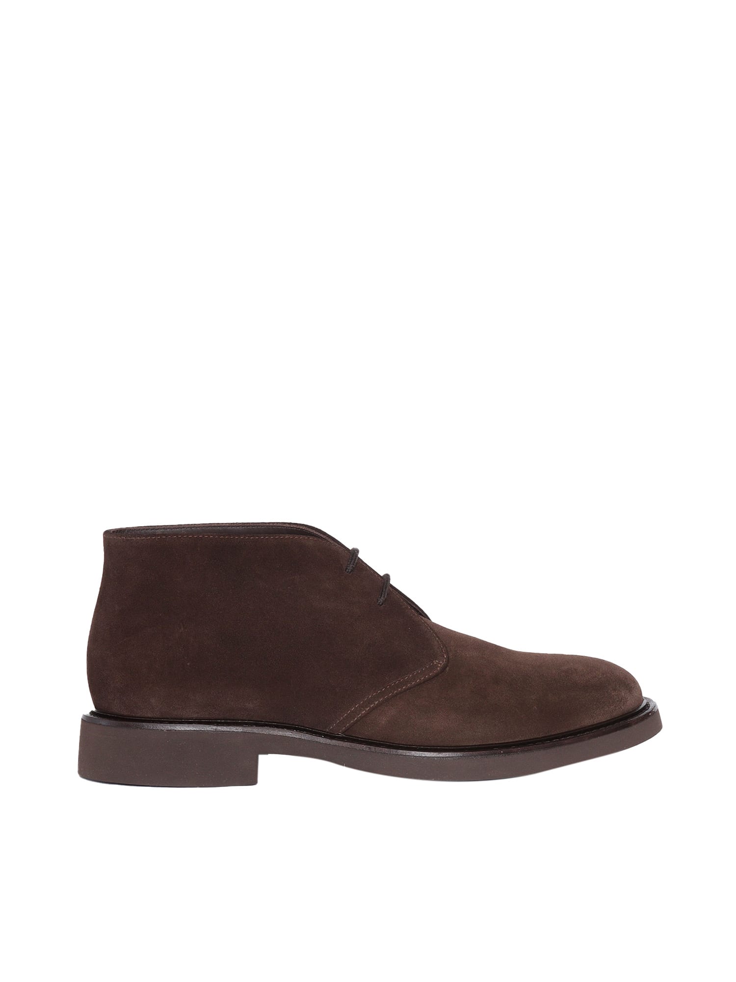 Shop Doucal's Chukka (gm) Brown+brown Sole