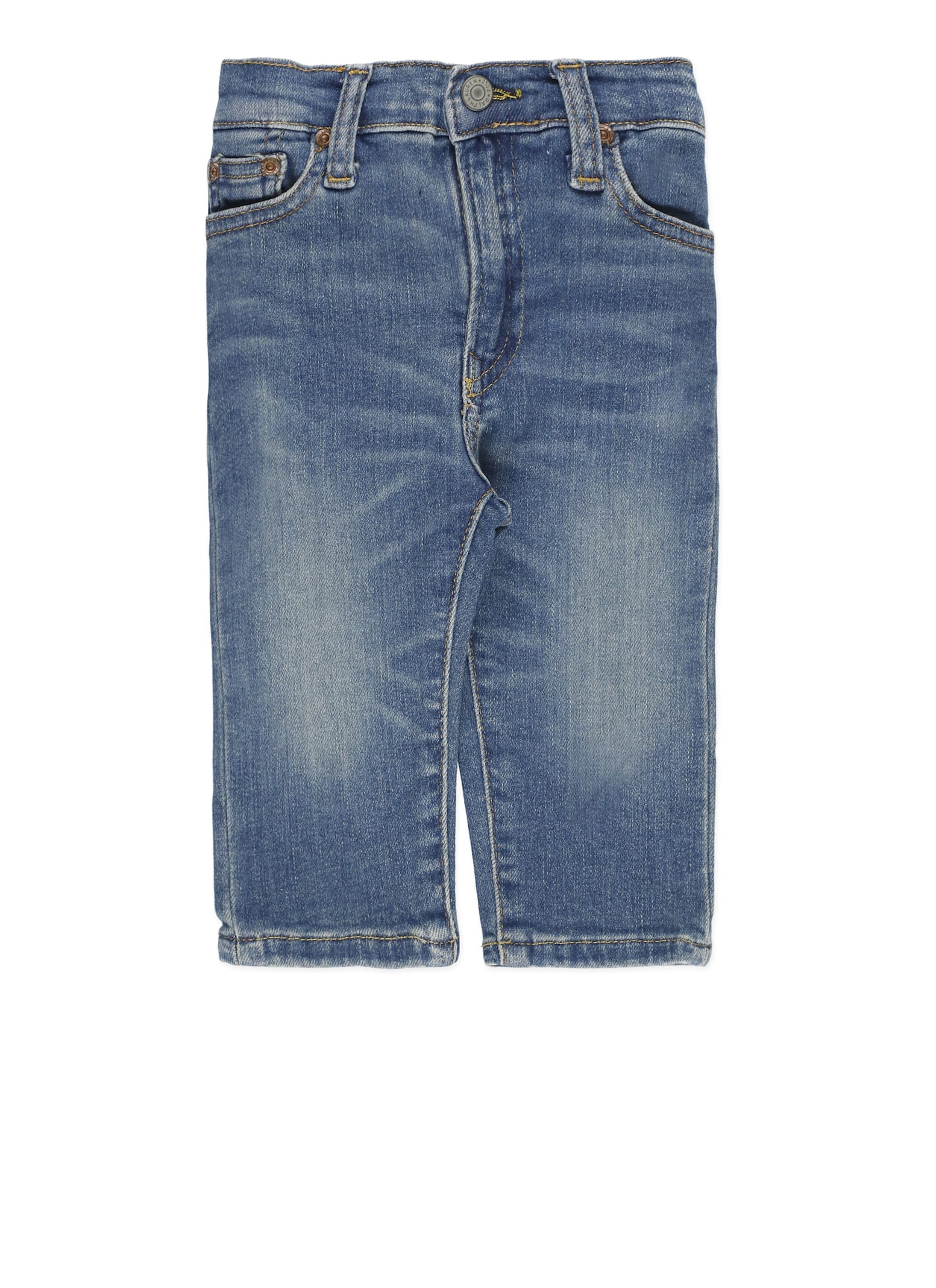 Polo Ralph Lauren Cotton Jeans In Blue