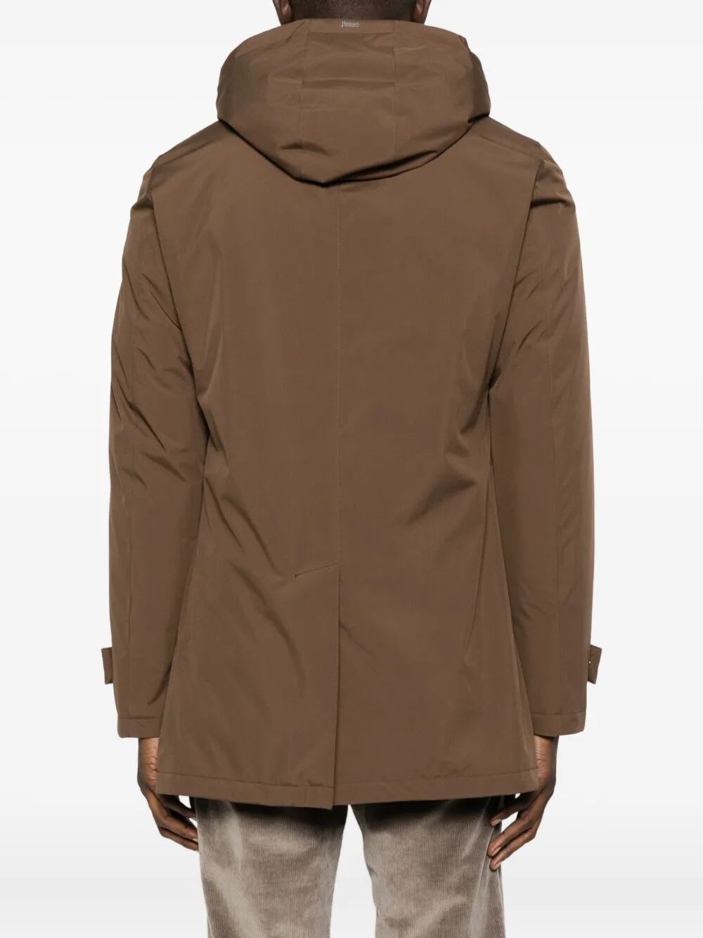 Herno Padded Jacket In Brown