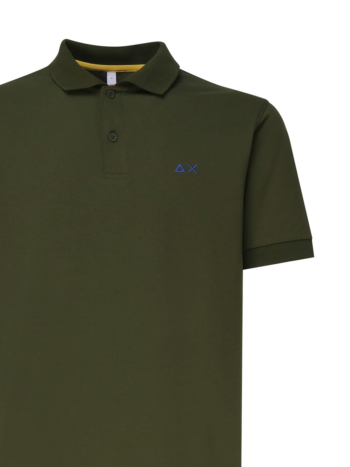 Shop Sun 68 Polo T-shirt In Cotton In Green