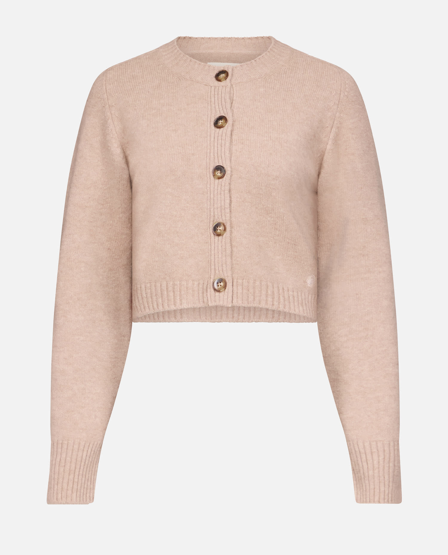 Loulou Studio Zephir Lds Cropped Cardigan In Pink