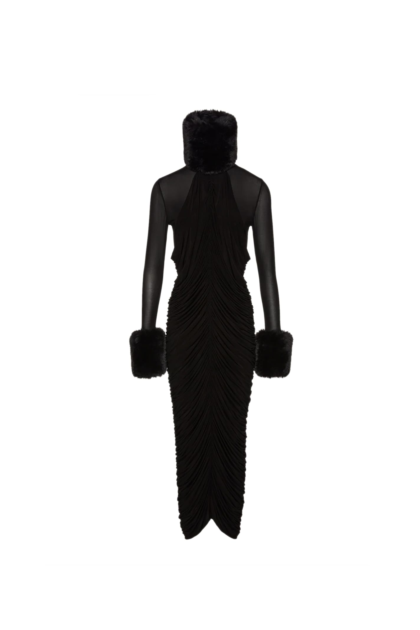 Shop Magda Butrym Dress In Black