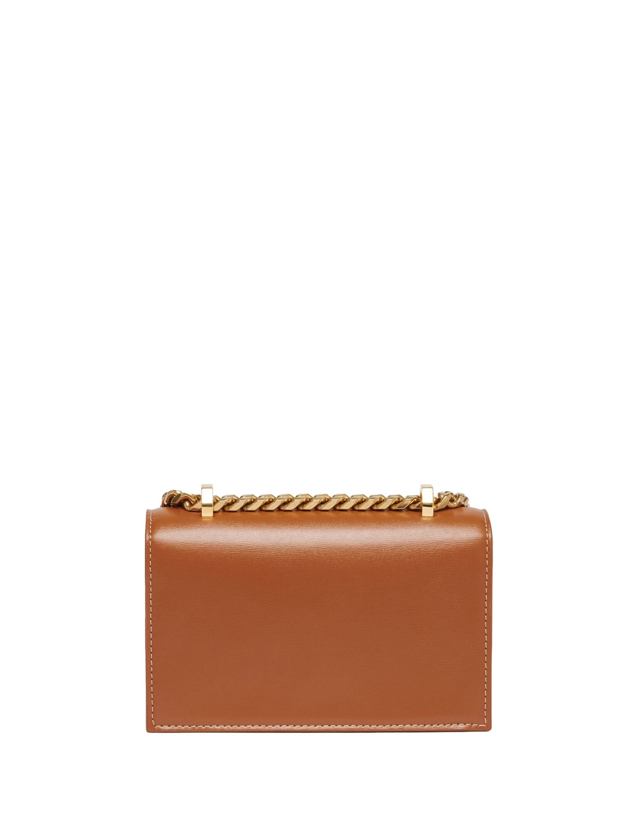 Shop Alexander Mcqueen Mini Jewelled Satchel Bag In Caramel Brown