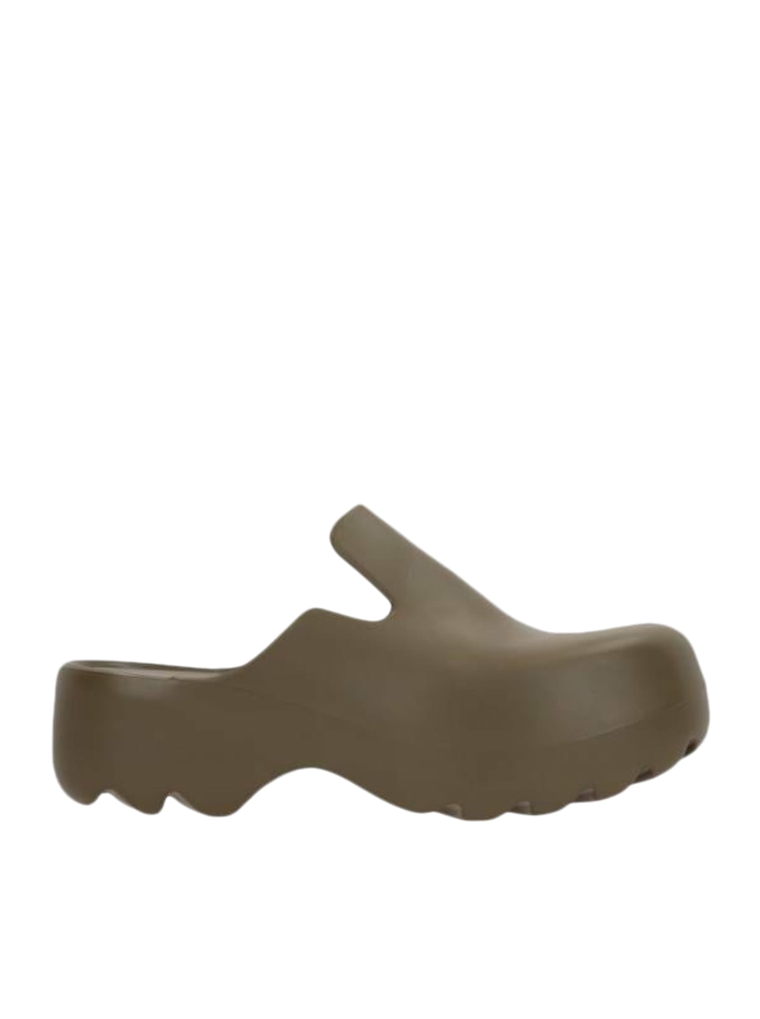 Bottega Veneta Rubber Flash Mules In Liana