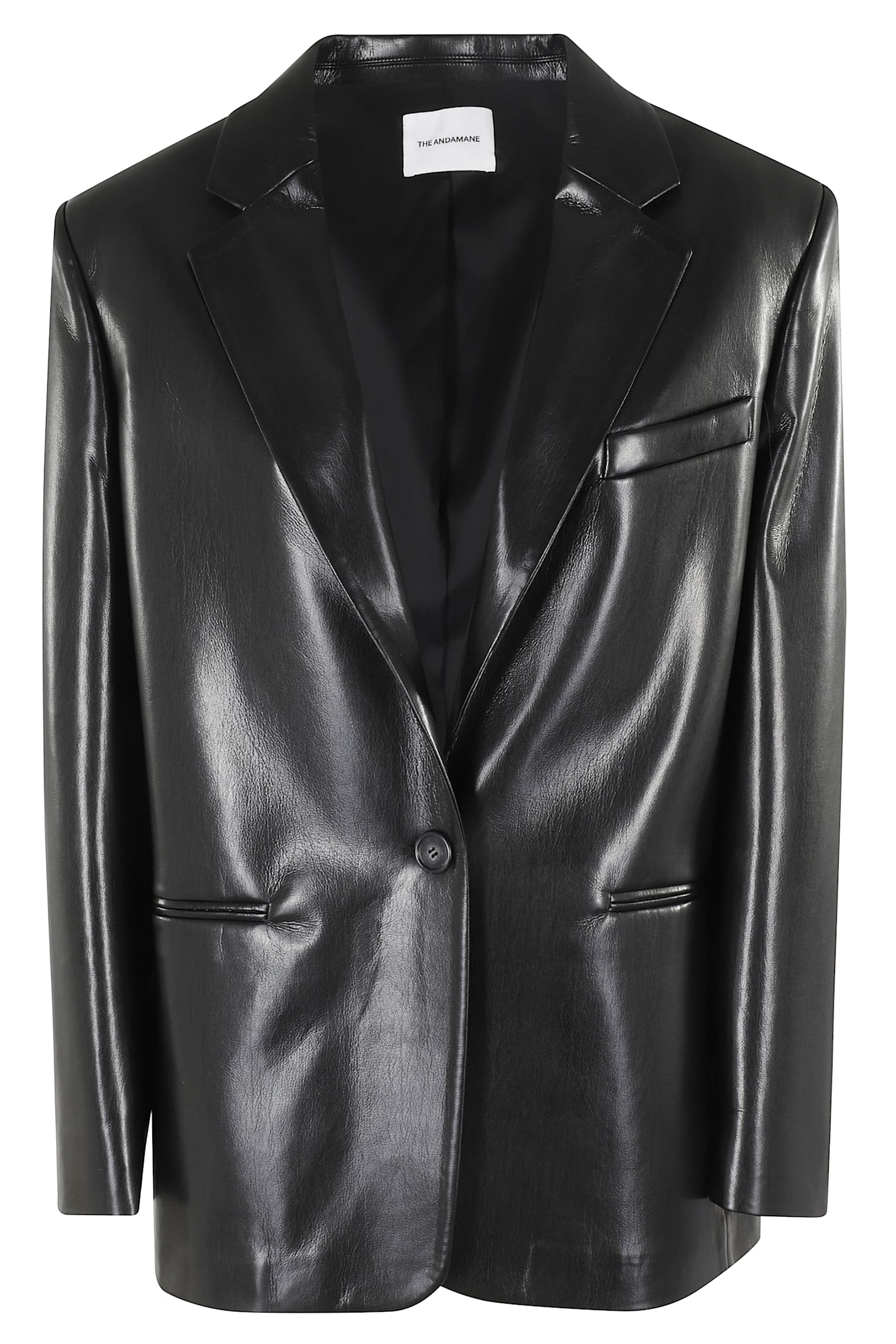 The Andamane Guia Oversized Blazer In Black