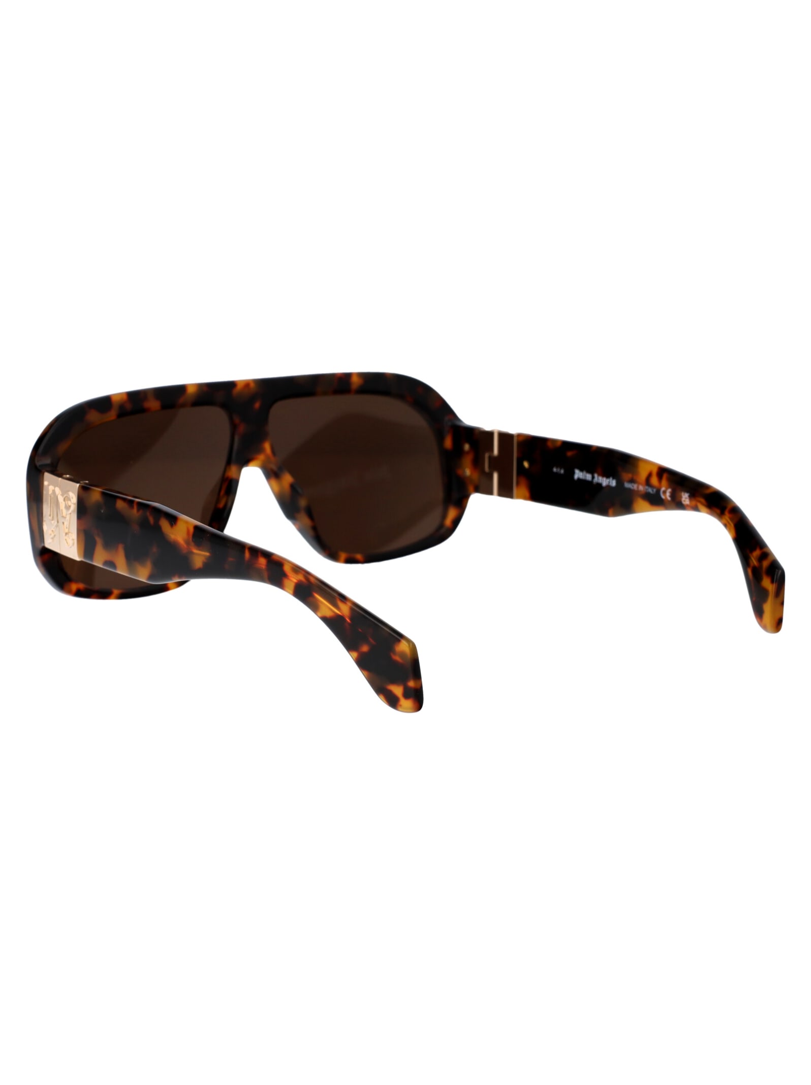 Shop Palm Angels Reedley Sunglasses In 6064 Havana