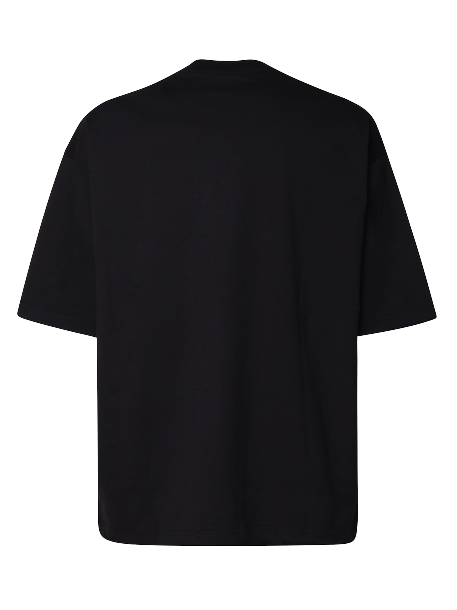 Shop John Richmond Logo T-shirt In Cotton In Black