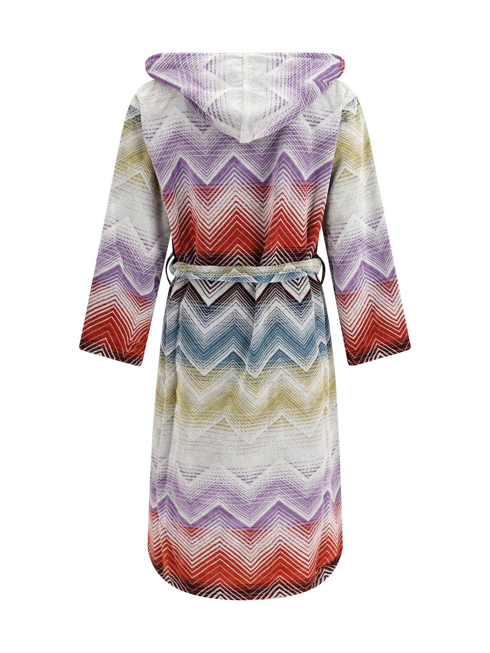 Missoni Marea Hooded Bathrobe In Multi