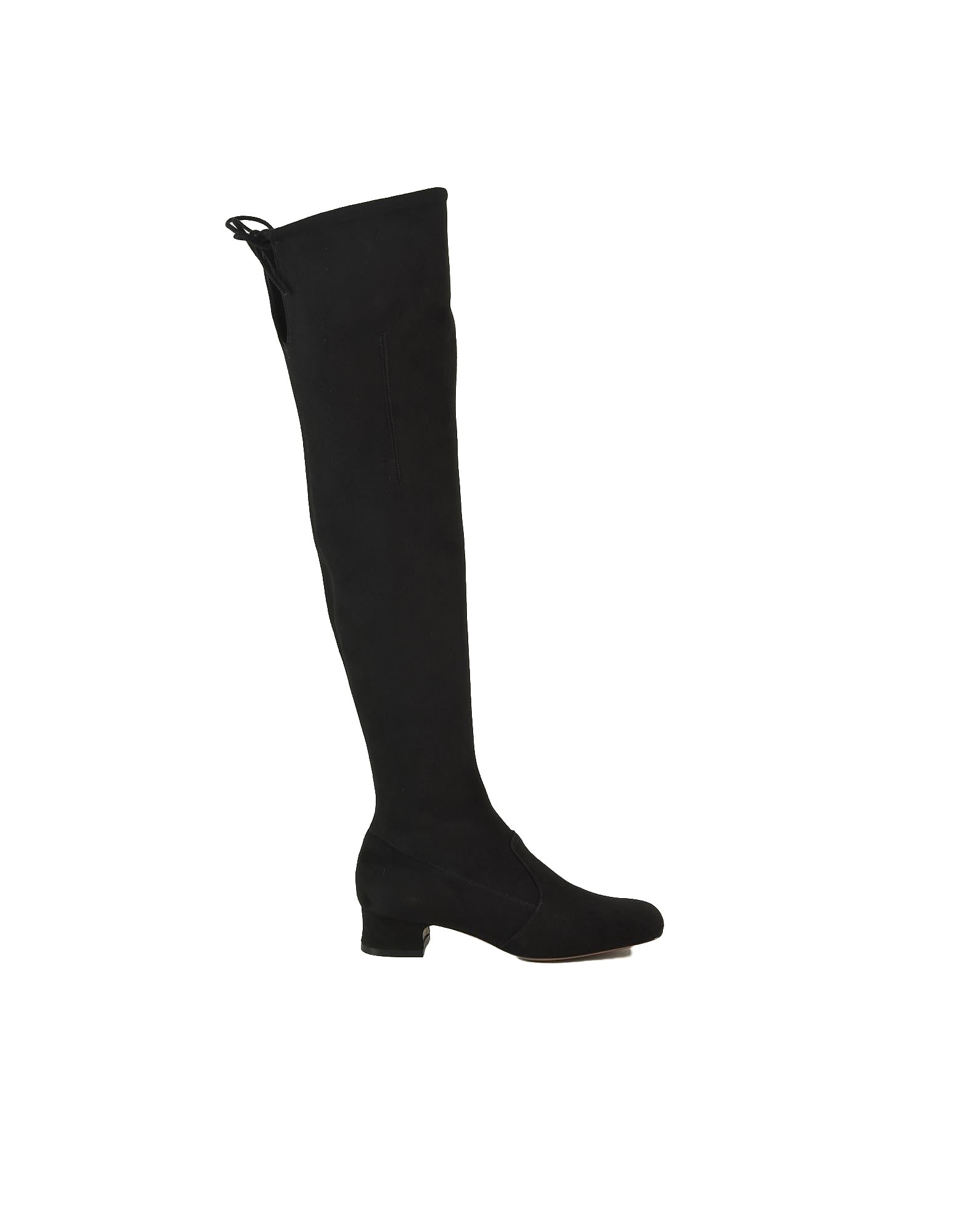 Lautre Chose Black Over-the-knee Flat Boots