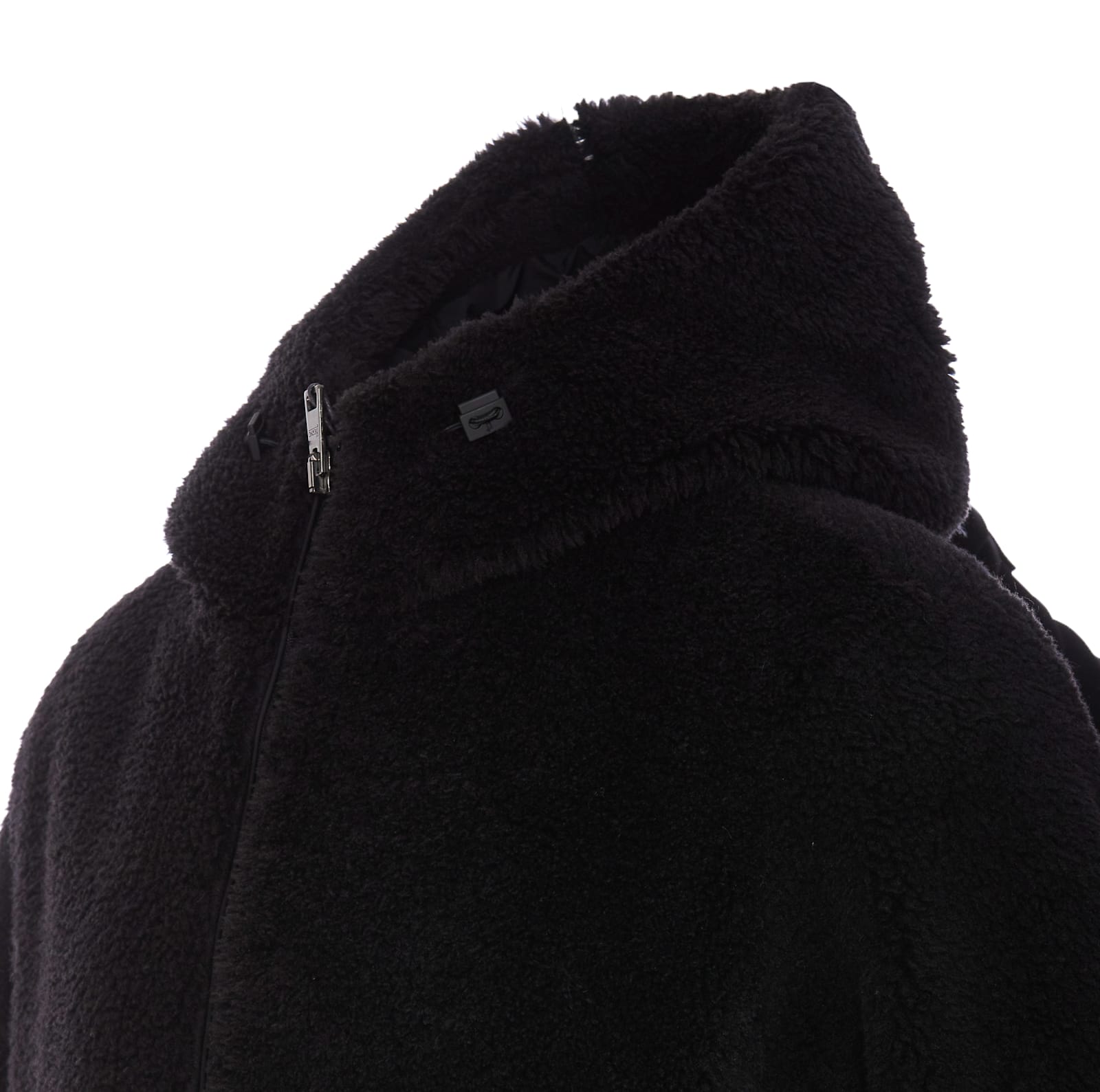 Shop Herno Faux Fur Parka In Black