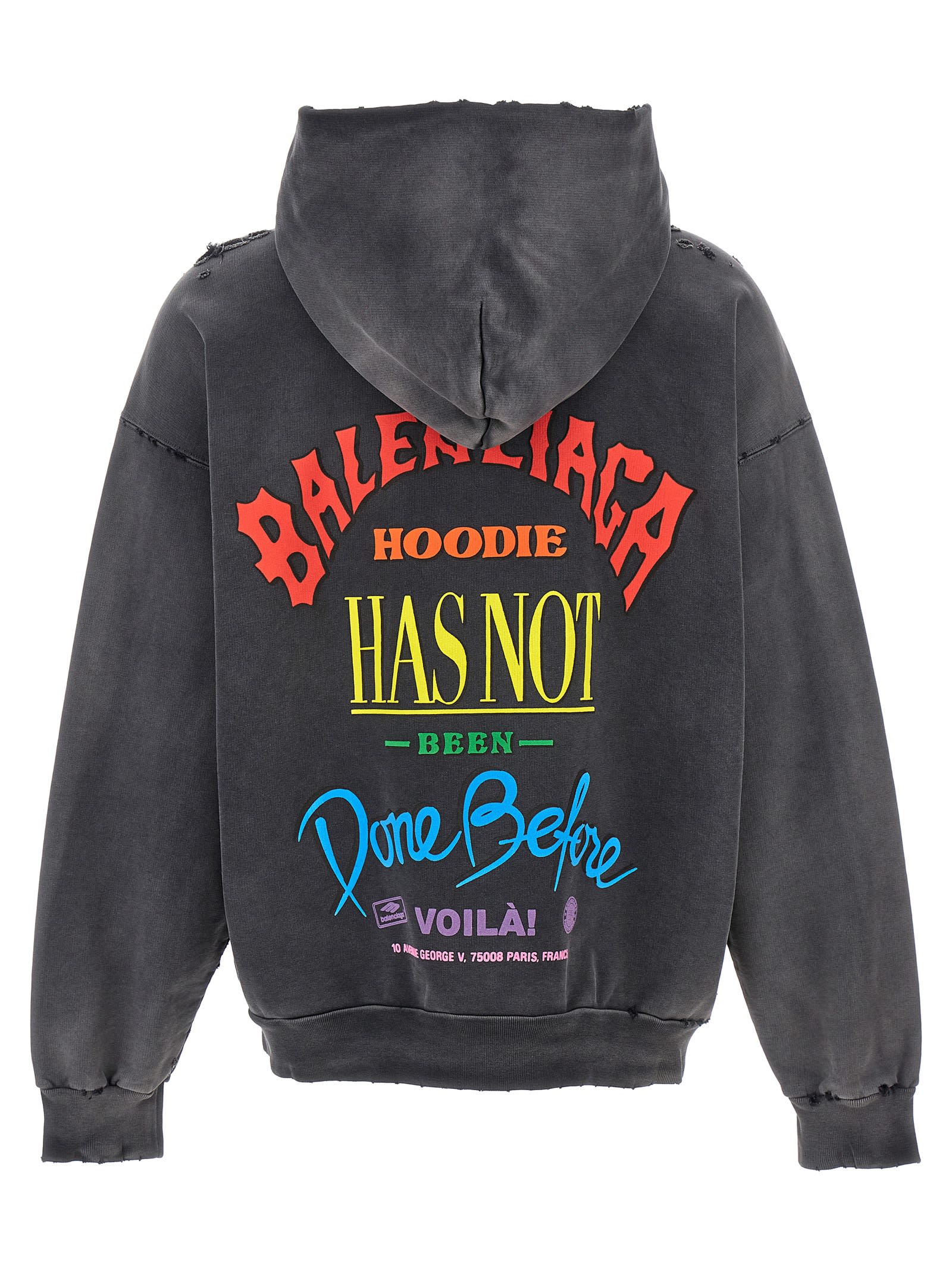 Balenciaga Printed Hoodie - Hoodies - BeyondStyle