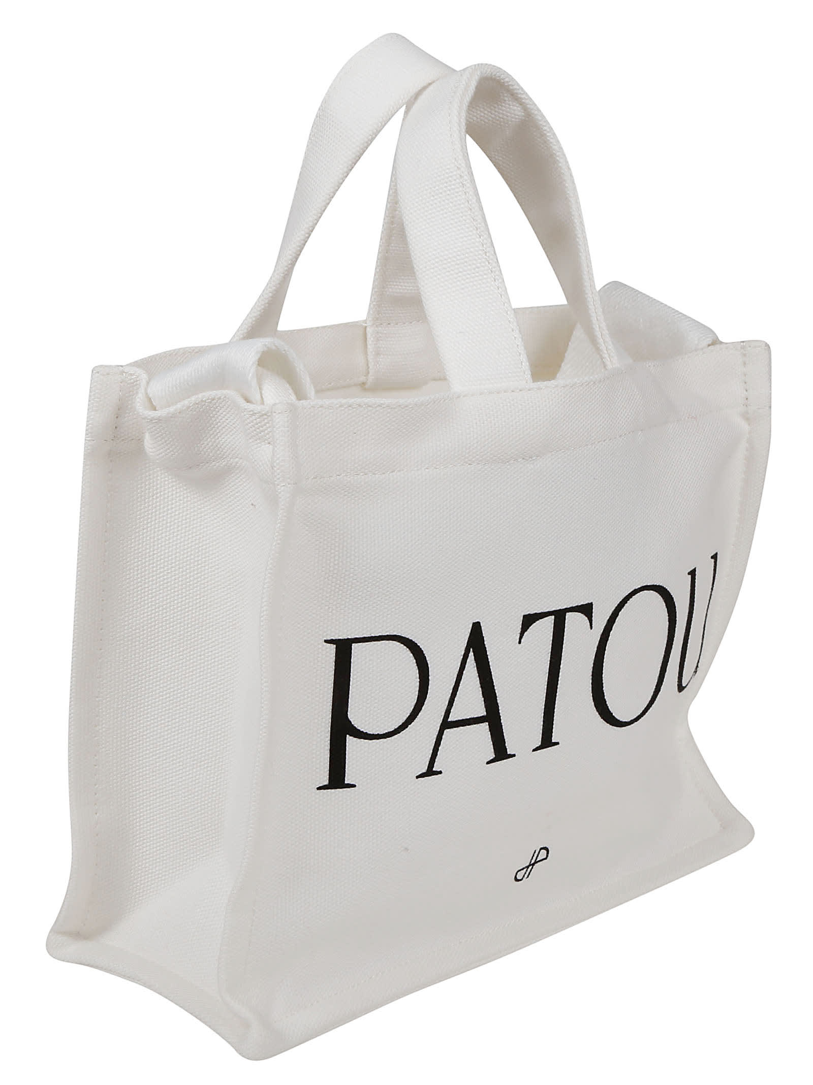 Shop Patou Small Tote Bag In Cream