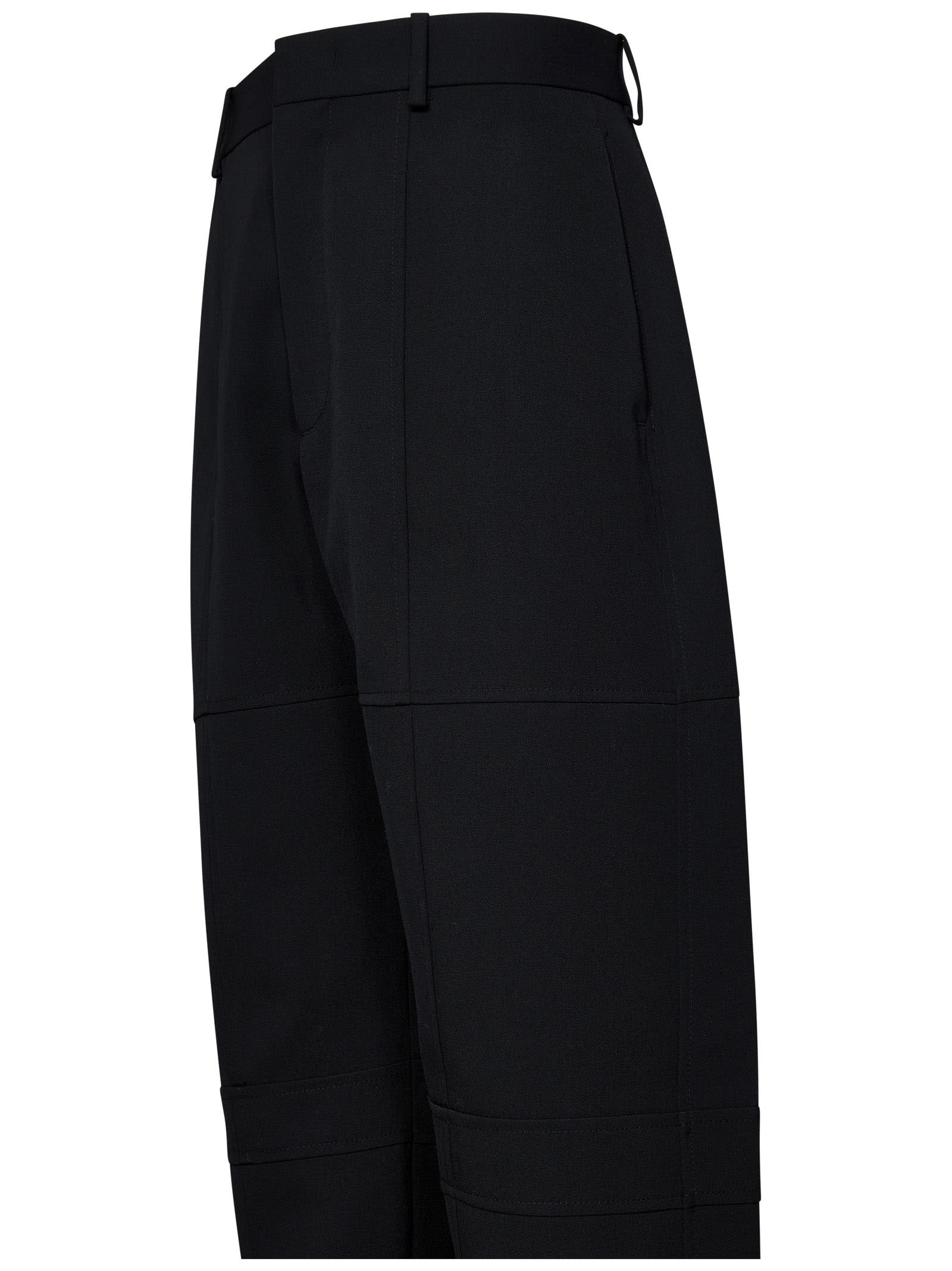 Shop Jil Sander Trousers In Black