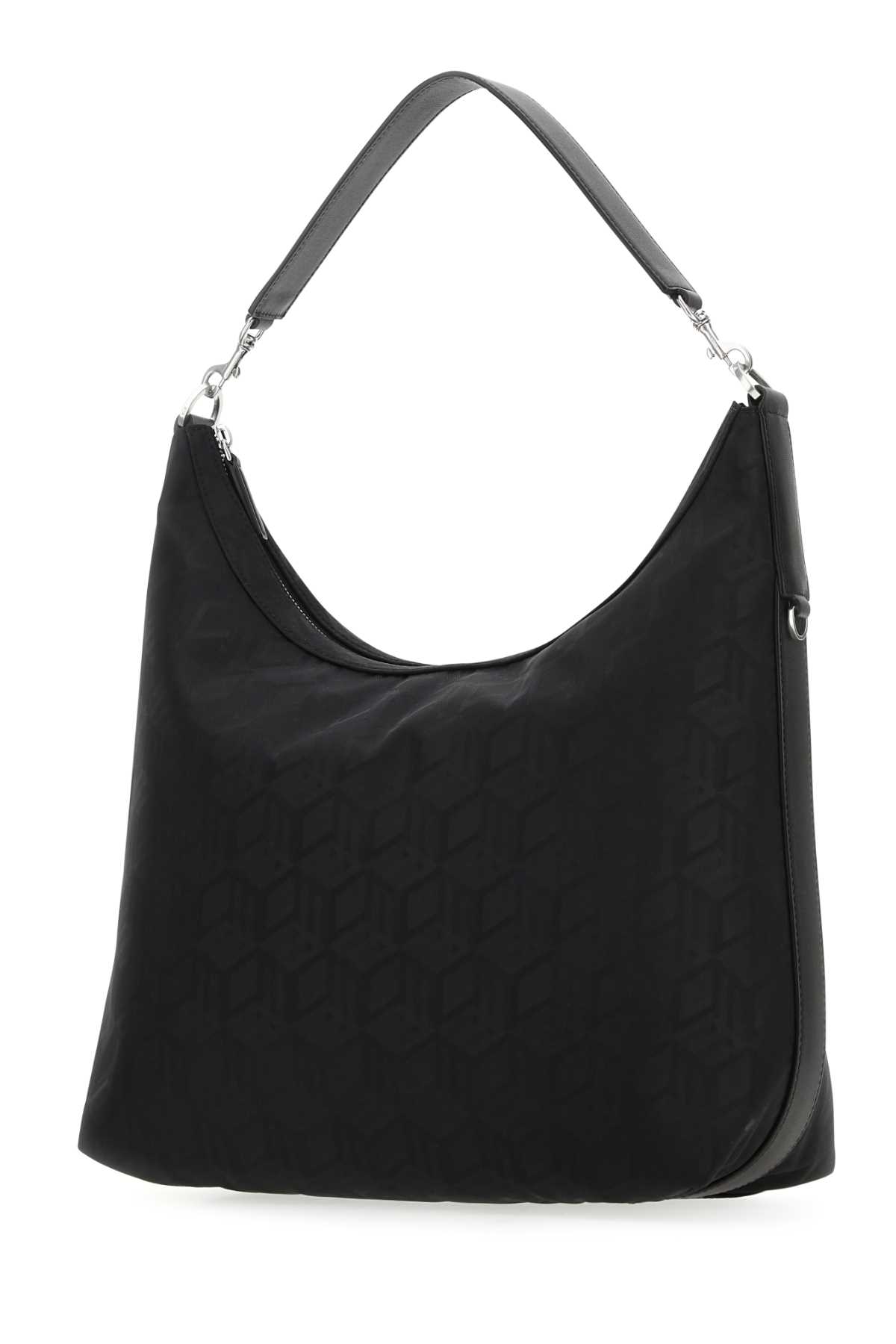 Shop Mcm Black Nylon Aren Shoulder Bag In Bk
