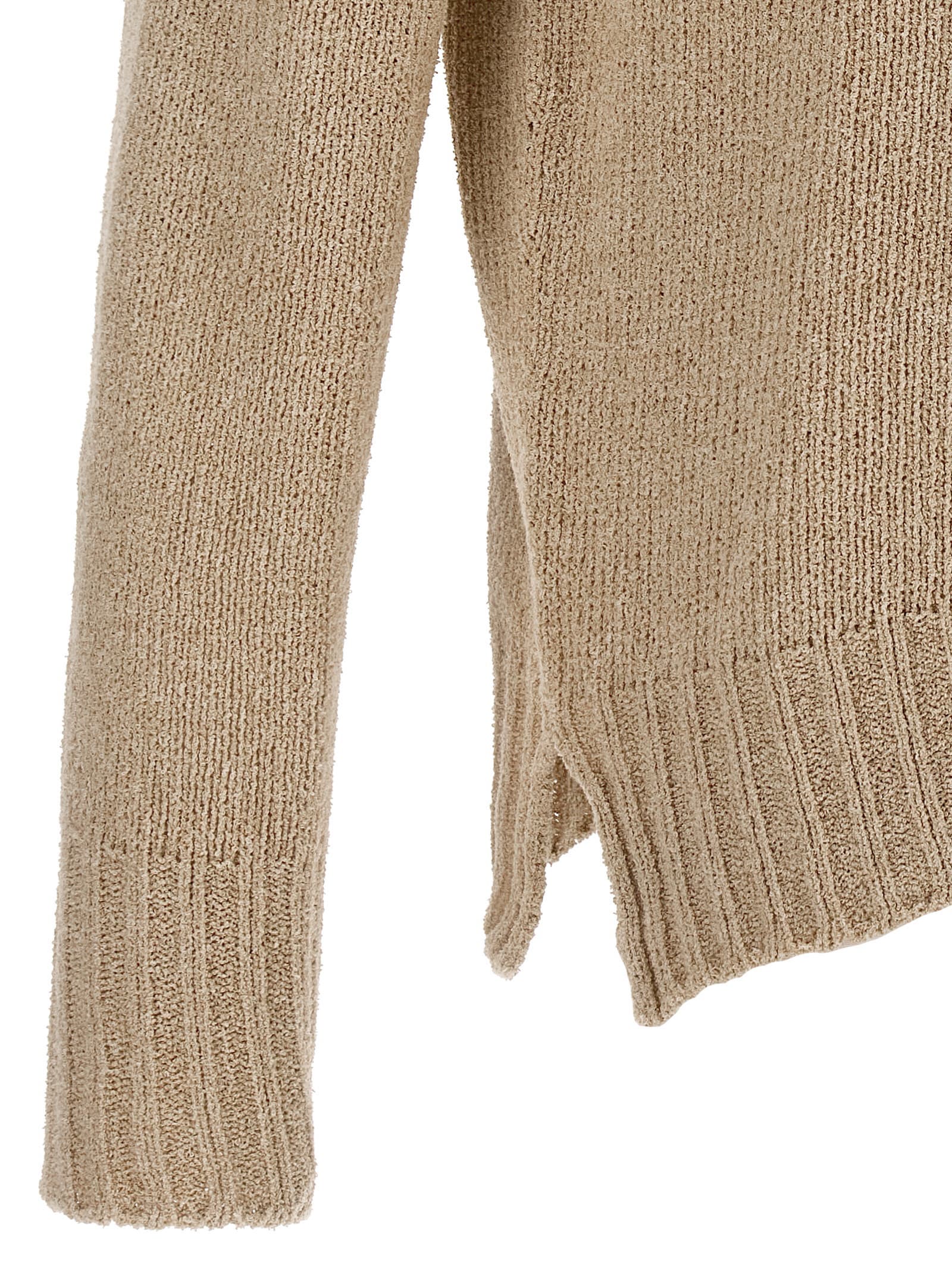 Ma'ry'ya Hooded Sweater In Brown