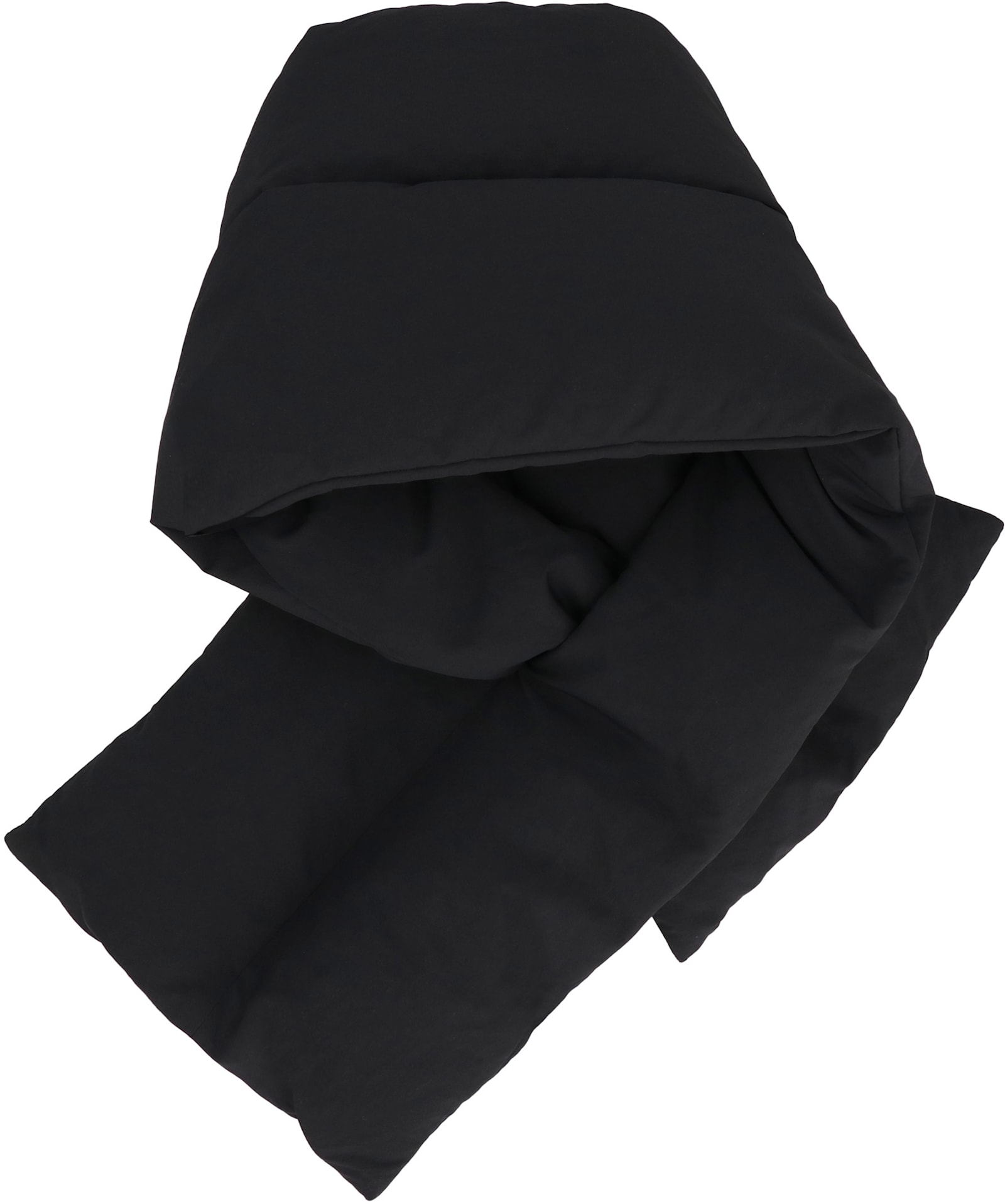 Shop Jil Sander Padded Scarf In Black