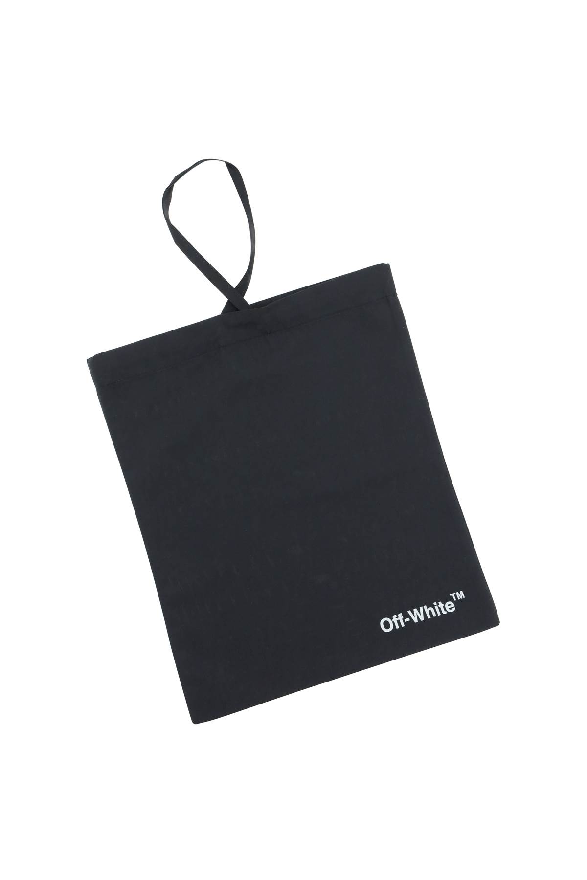 Shop Off-white Logo Swimtrunks In Black Bloo