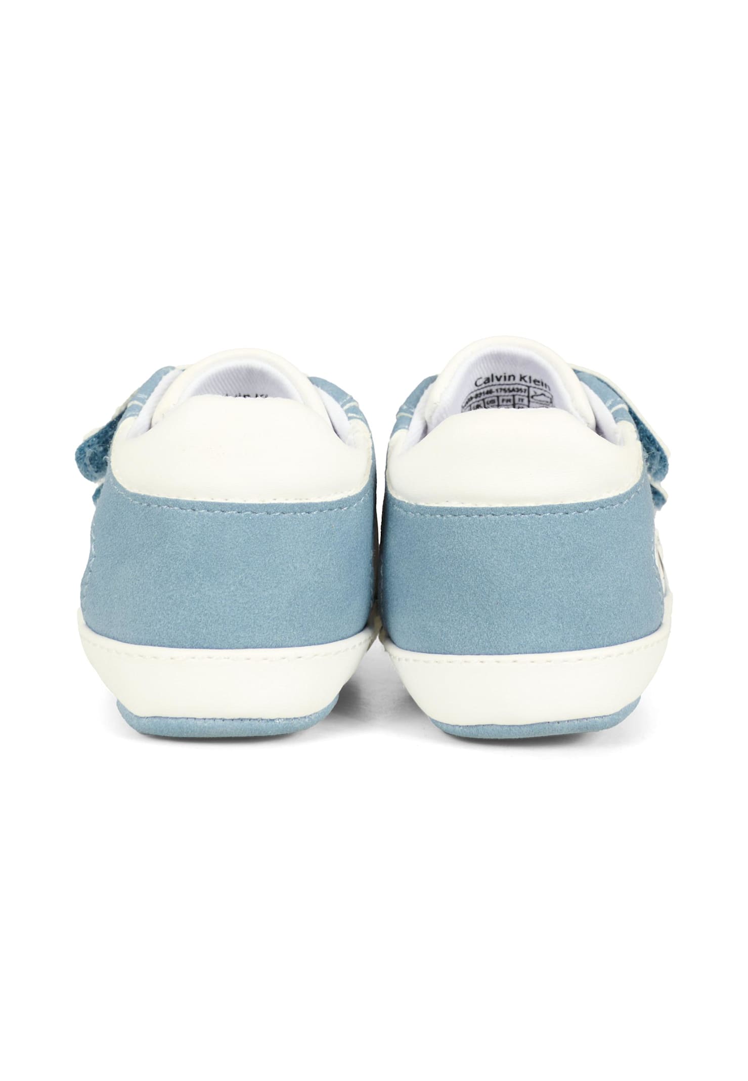 Calvin Klein Blue Sneakers For Baby Boy With Logo In Blue