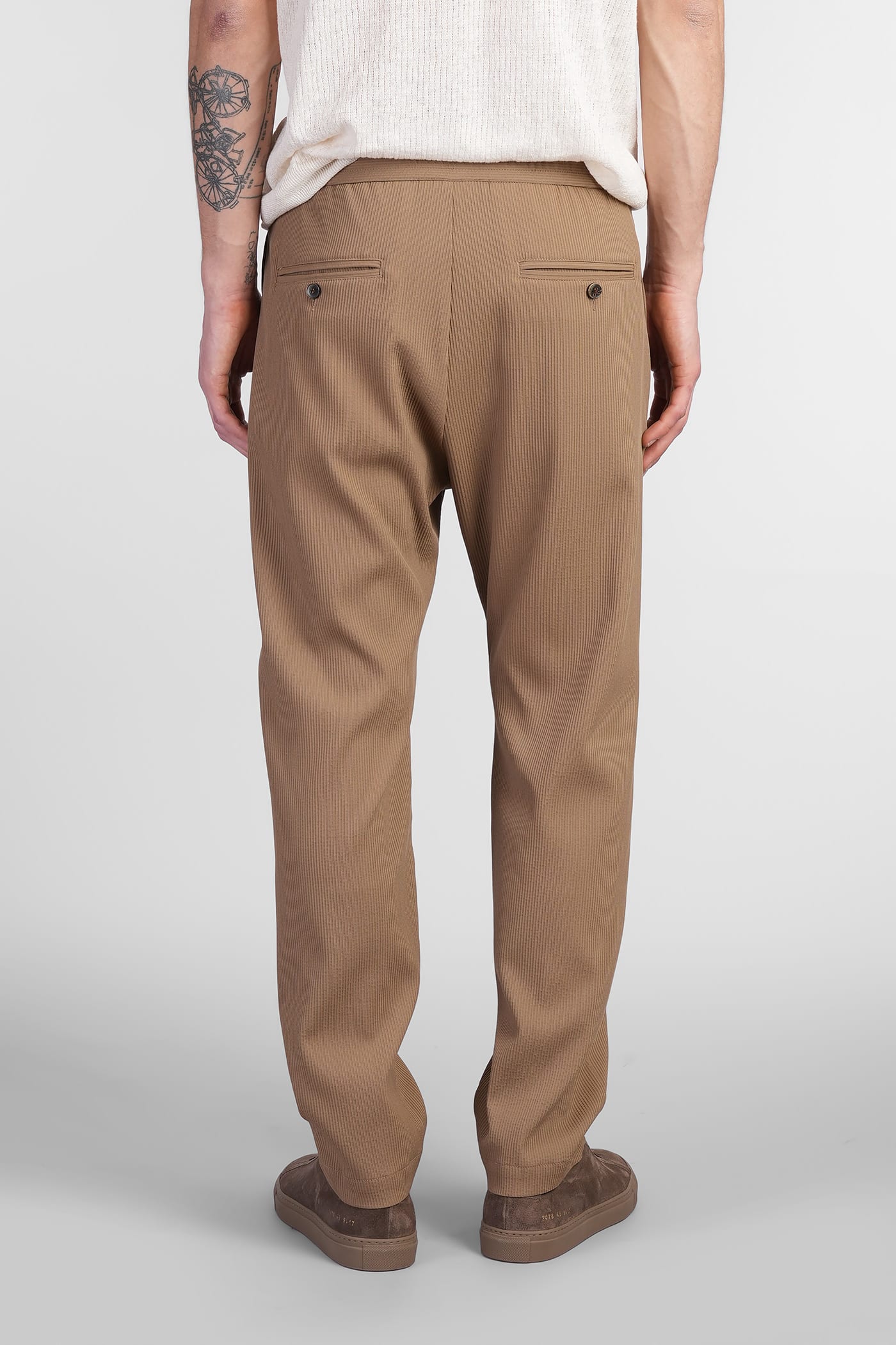 BARENA VENEZIA RIOBARBO PANTS IN CAMEL WOOL